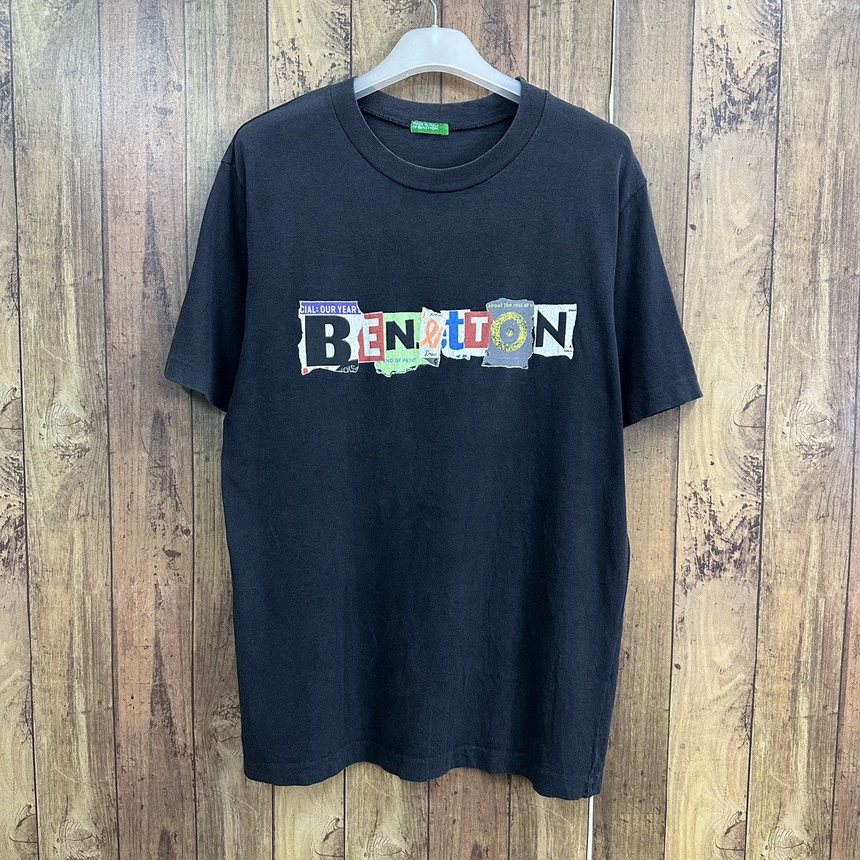 Formula 1 Vintage Benetton Box Logo Sunfaded Tshirt A813 Size US M / EU 48-50 / 2 - 1 Thumbnail