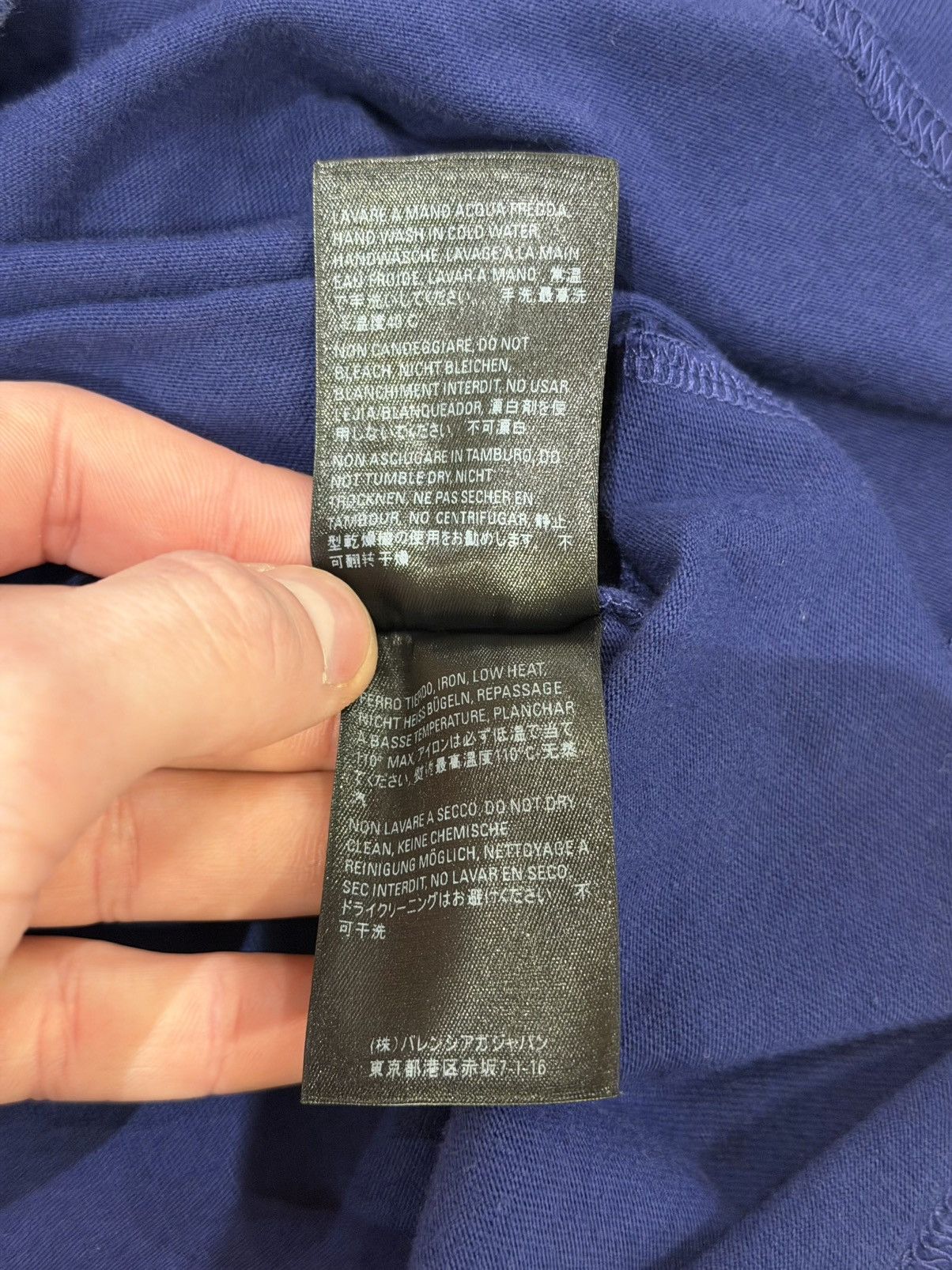 Balenciaga Balenciaga Spell Out Tee - Blue Size US XL / EU 56 / 4 - 4 Thumbnail