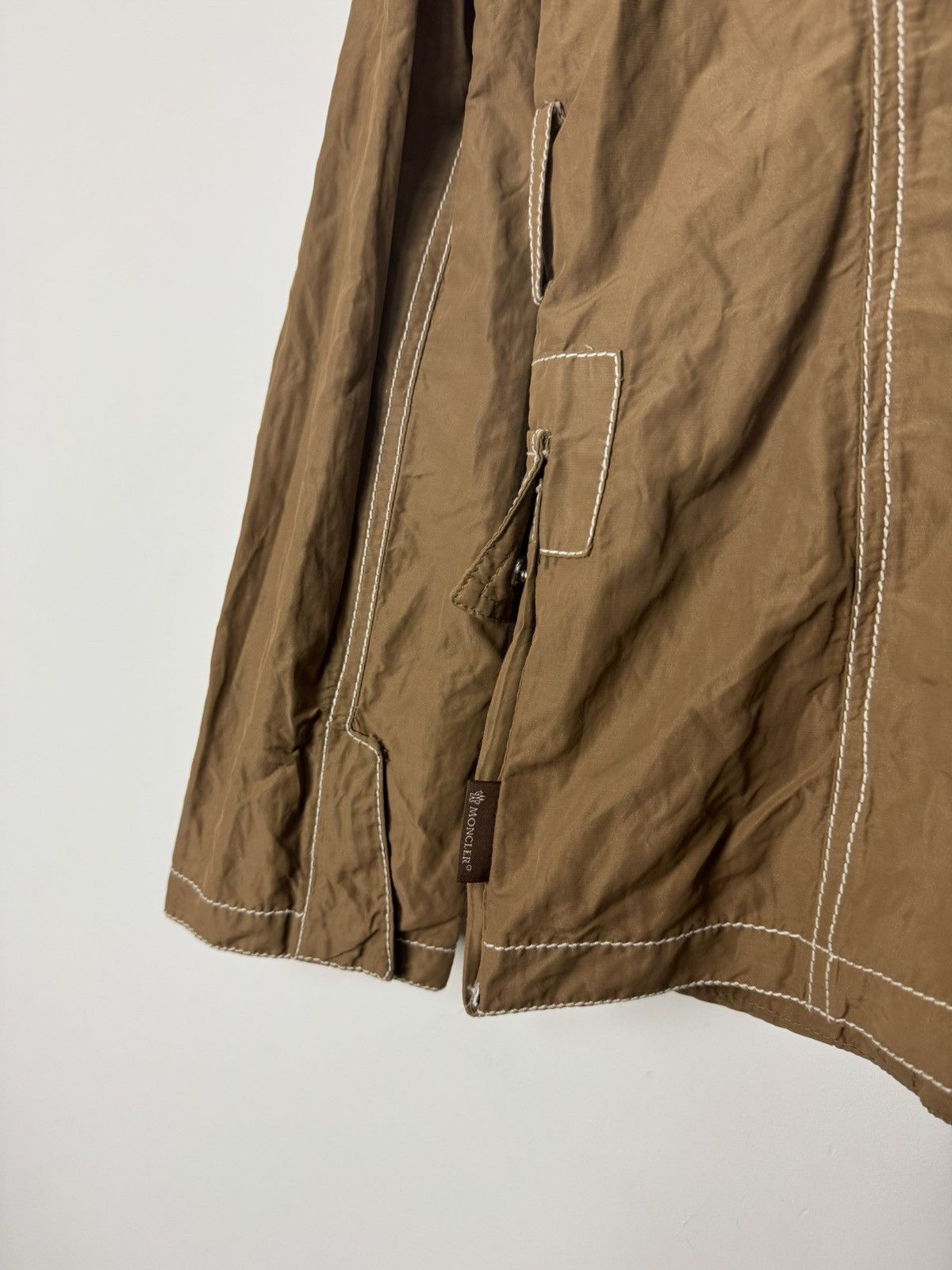 Moncler Moncler Light Brown Utility Jacket Luxury Designer Size M / US 6-8 / IT 42-44 - 6 Thumbnail