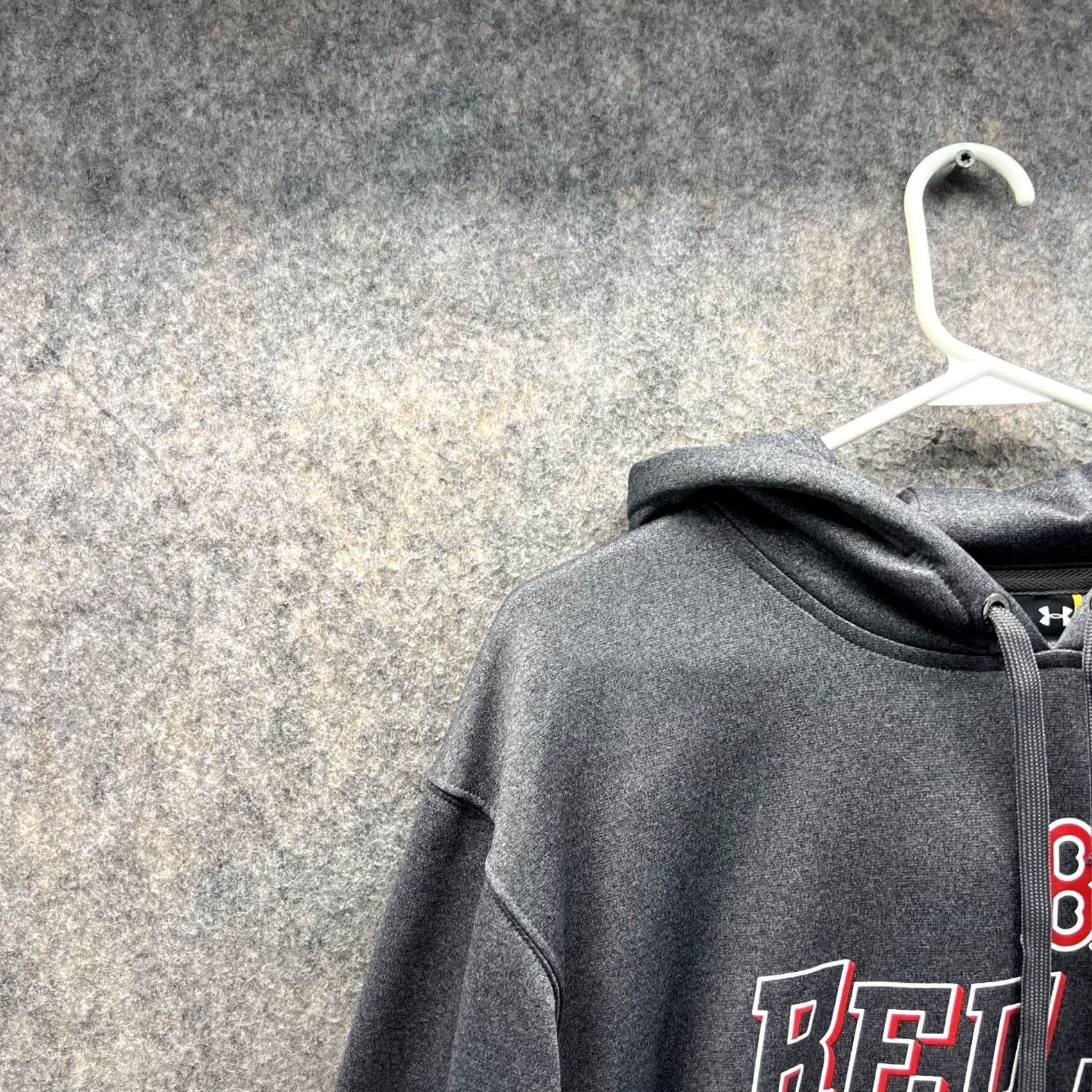 Under Armour Under Armour Sweater Hooded Baseball Logo Red Gray Men Small Adult Regular Fit Pullover Jacket Size US S / EU 44-46 / 1 - 4 Thumbnail