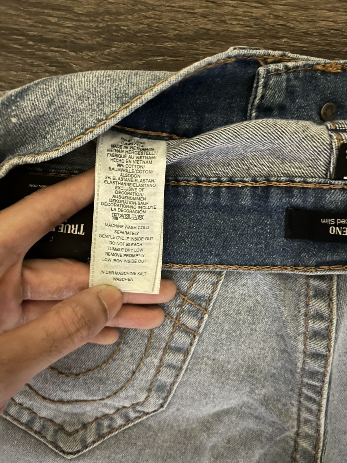 True Religion Geno No Flap Big T Relaxed Slim Size US 30 / EU 46 - 6 Thumbnail