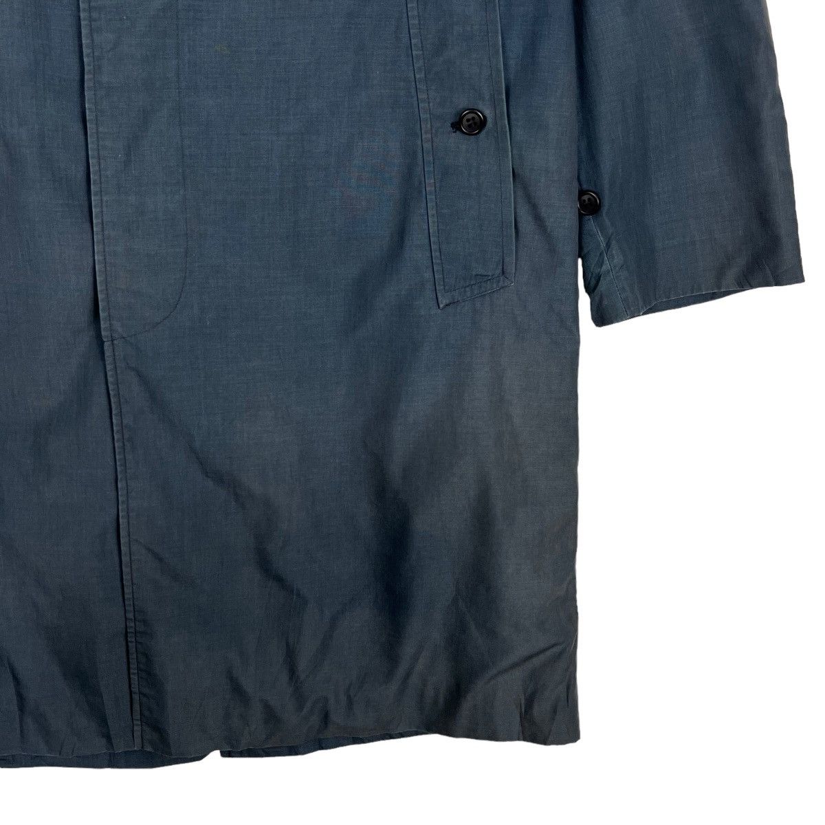 Burberry 🔥 NAVY BLUE BURBERRYS TRENCH COAT MADE IN ENGLAND Size US M / EU 48-50 / 2 - 6 Thumbnail