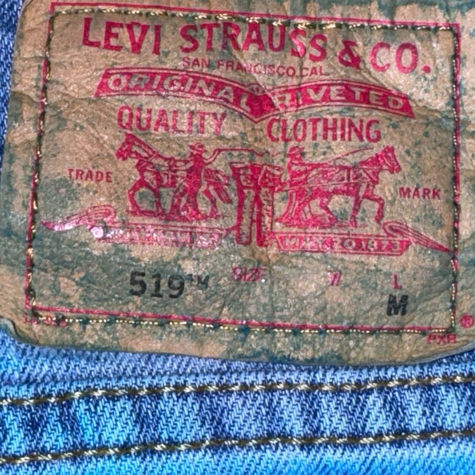 Levi's Levi’s 519 Low Stretch Dip Dyed Cut Off Shorts Sz 7 Jr Size 28" / US 6 / IT 42 - 5 Thumbnail