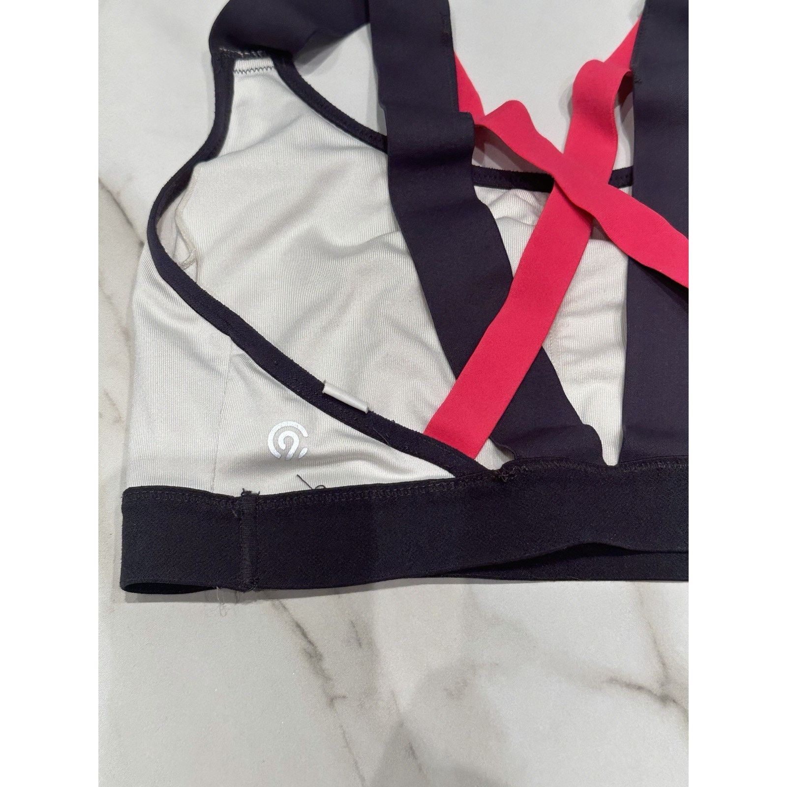 Champion Champion Women’s White Gray Hot Pink Sports Bra Size Small Size S / US 4 / IT 40 - 8 Thumbnail