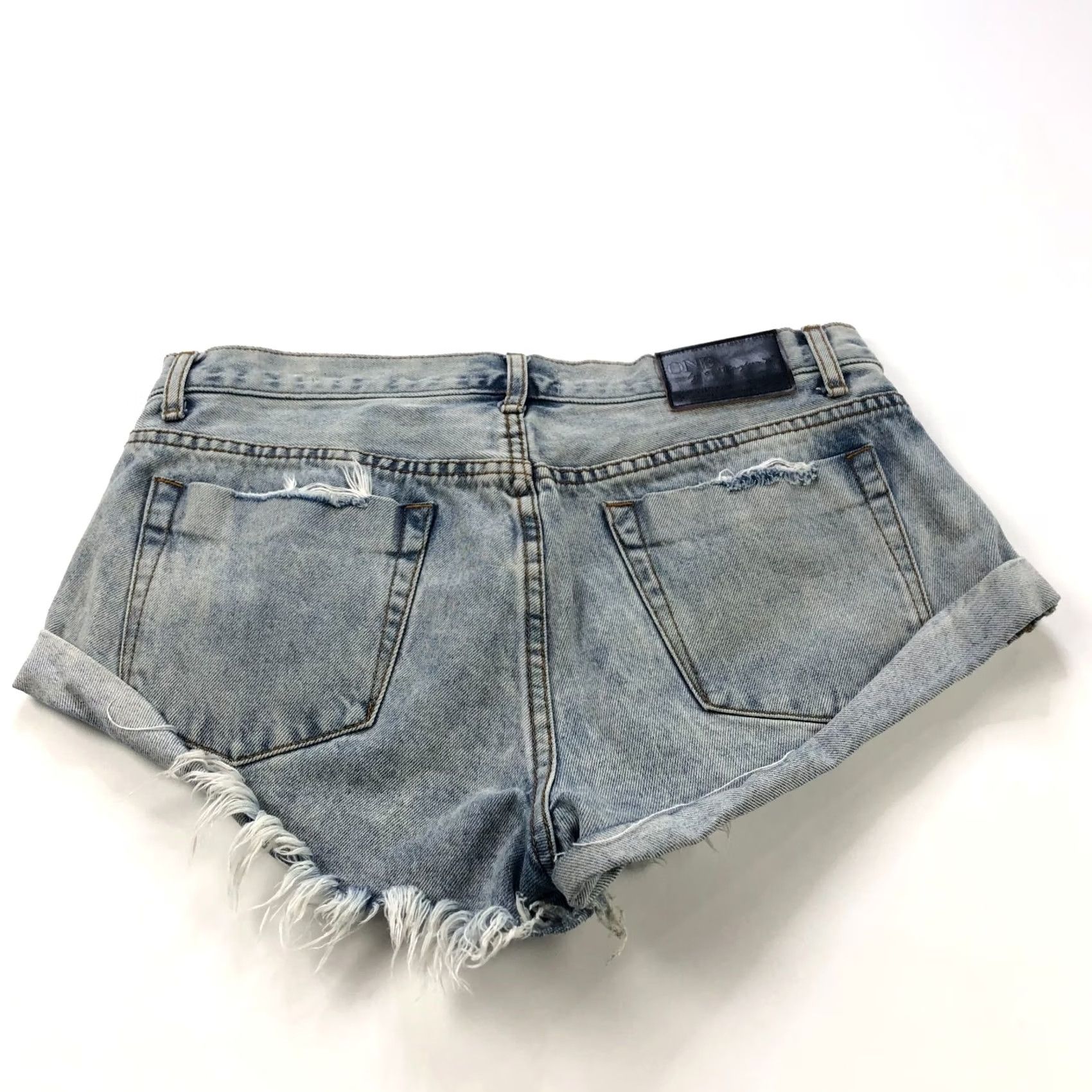 Vintage One Teaspoon Eddie Eagle Blakey 30 (Fit 34In) Jean Mid Rise 2" Shorts Men’s? Size 30" / US 8 / IT 44 - 5 Thumbnail