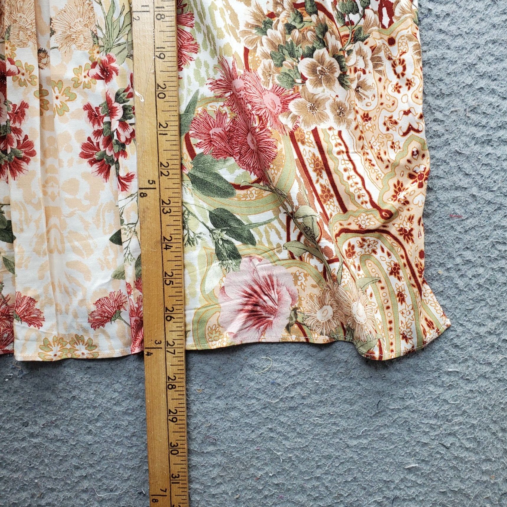 Soft Surroundings Soft Surroundings Blouse Womens Size PL Floral Short Sleeve Pullover Multicolor Shirt Size L / US 10 / IT 46 - 3 Thumbnail