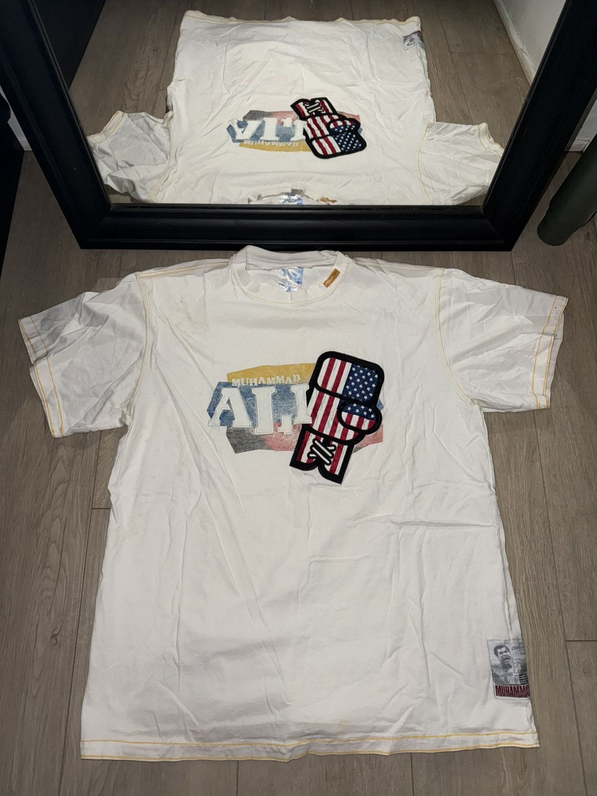 Fubu × Vintage Vintage / Y2K Fubu Muhammad Ali Boxing Shirt Size US XL / EU 56 / 4 - 1 Thumbnail