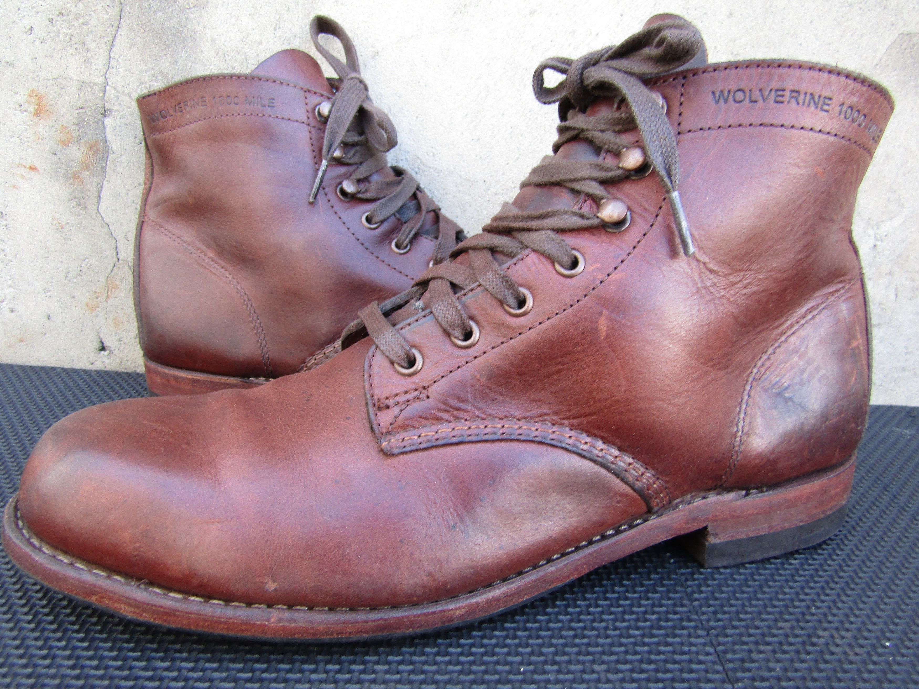 Wolverine Wolverine 1000 Mile Plain-Toe Original Leather Boot USA Size US 9 / EU 42 - 1 Thumbnail