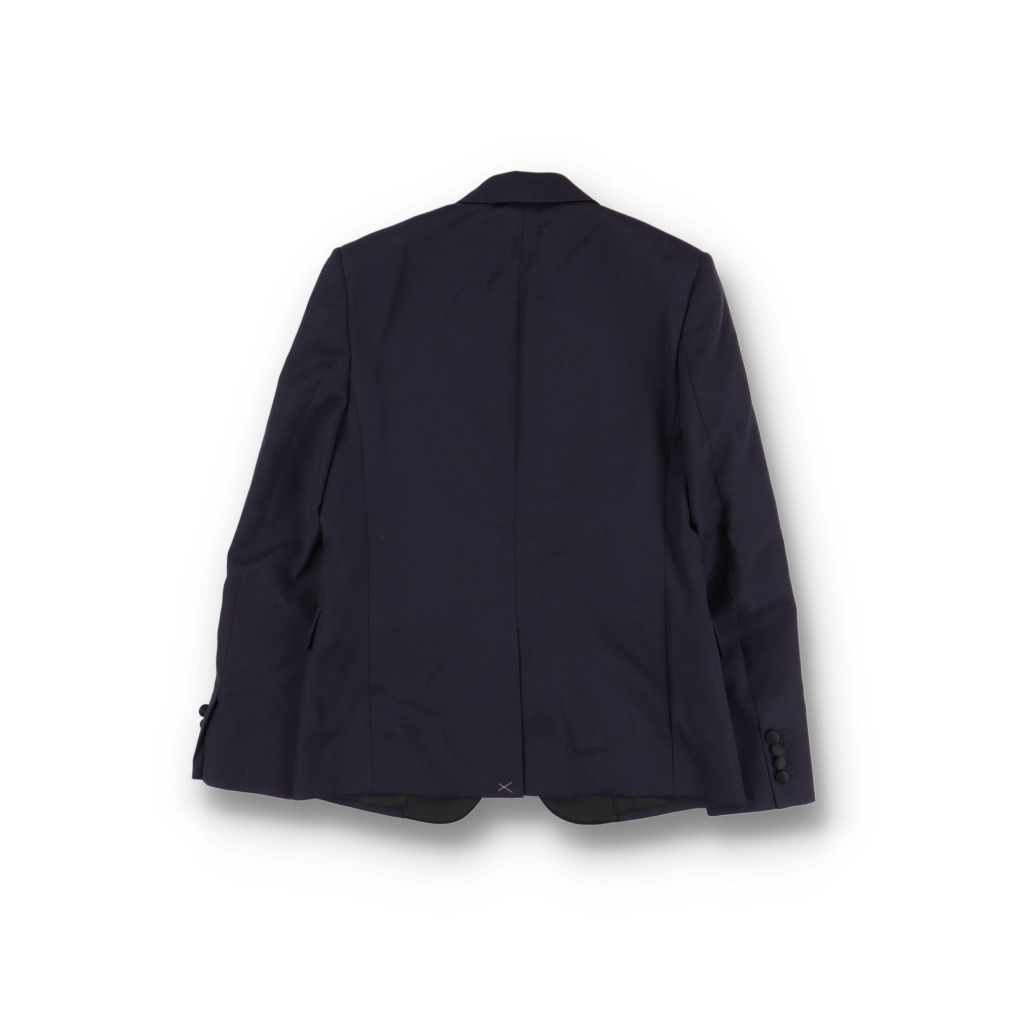 Saint Laurent Paris Navy Blue Peak Lapel Tuxedo Blazer Size US XS / EU 42 / 0 - 8 Thumbnail