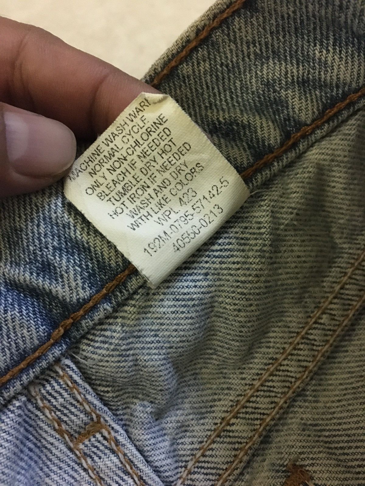 Levi's Vintage 90s Levi’s 550 Orange Tab Relaxed Fit Tapered Leg Size US 36 / EU 52 - 10 Thumbnail