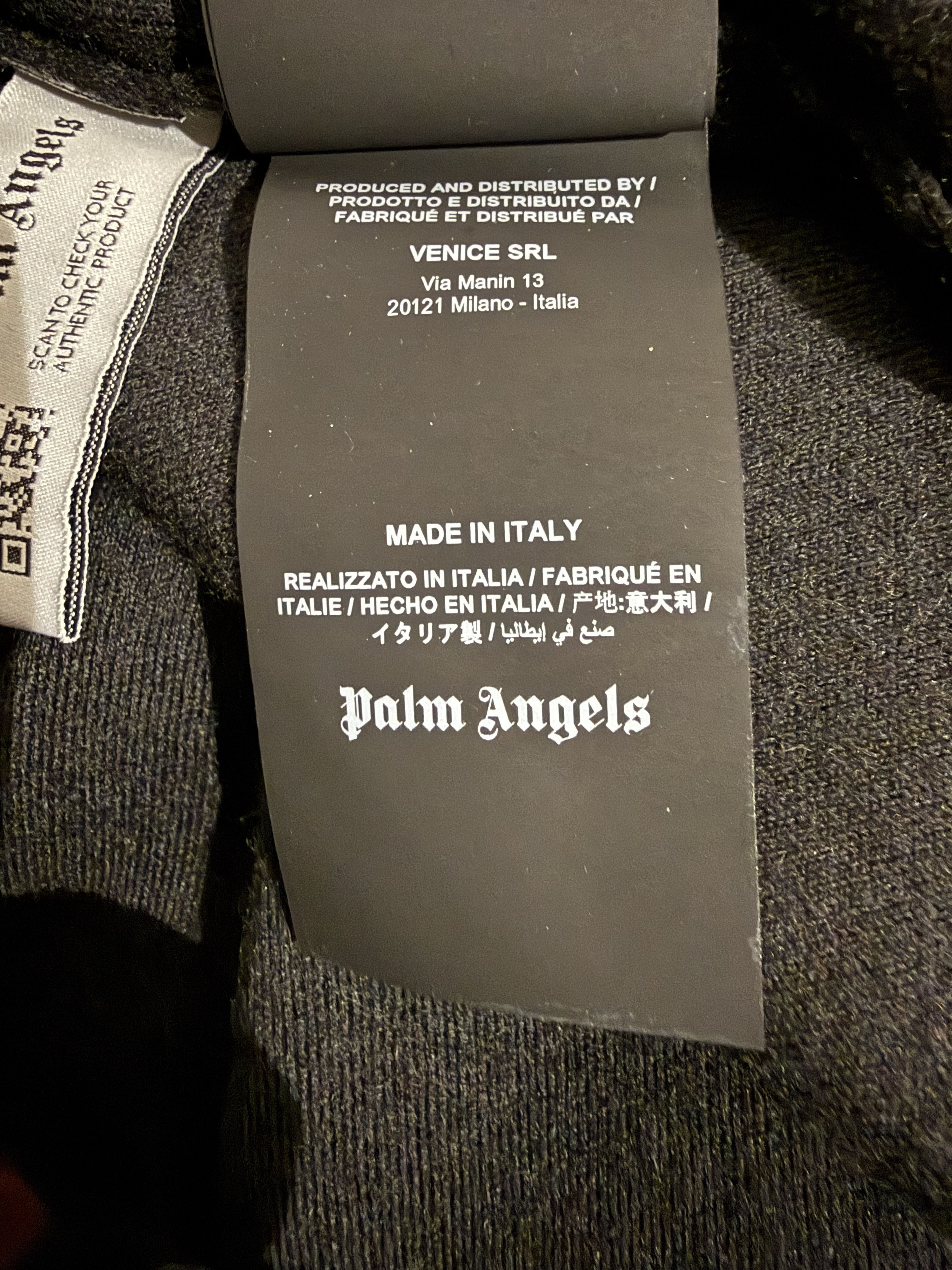 Palm Angels Pure Cashmere Sweatshirt Zipped Side Stripes Size US M / EU 48-50 / 2 - 15 Thumbnail