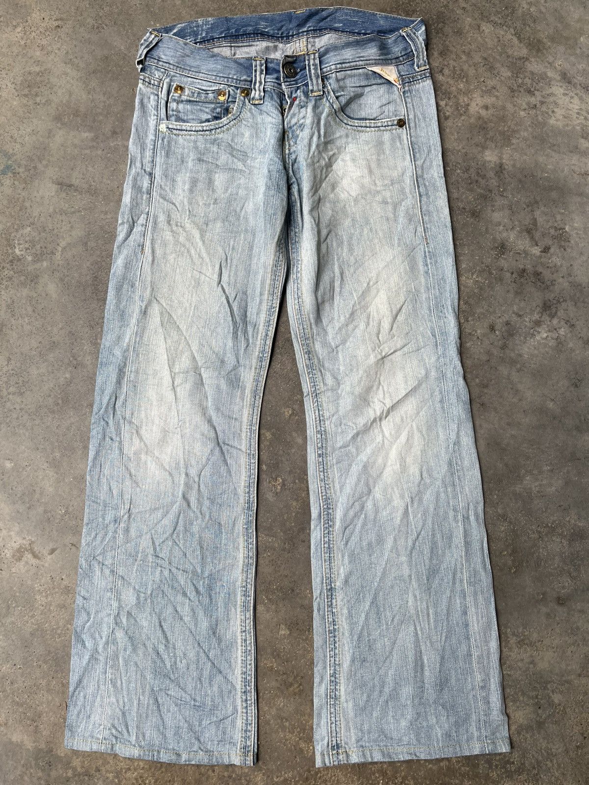 Replay VINTAGE REPLAY BAGGY JEANS MINOR DISTRESSED Size US 34 / EU 50 - 5 Thumbnail