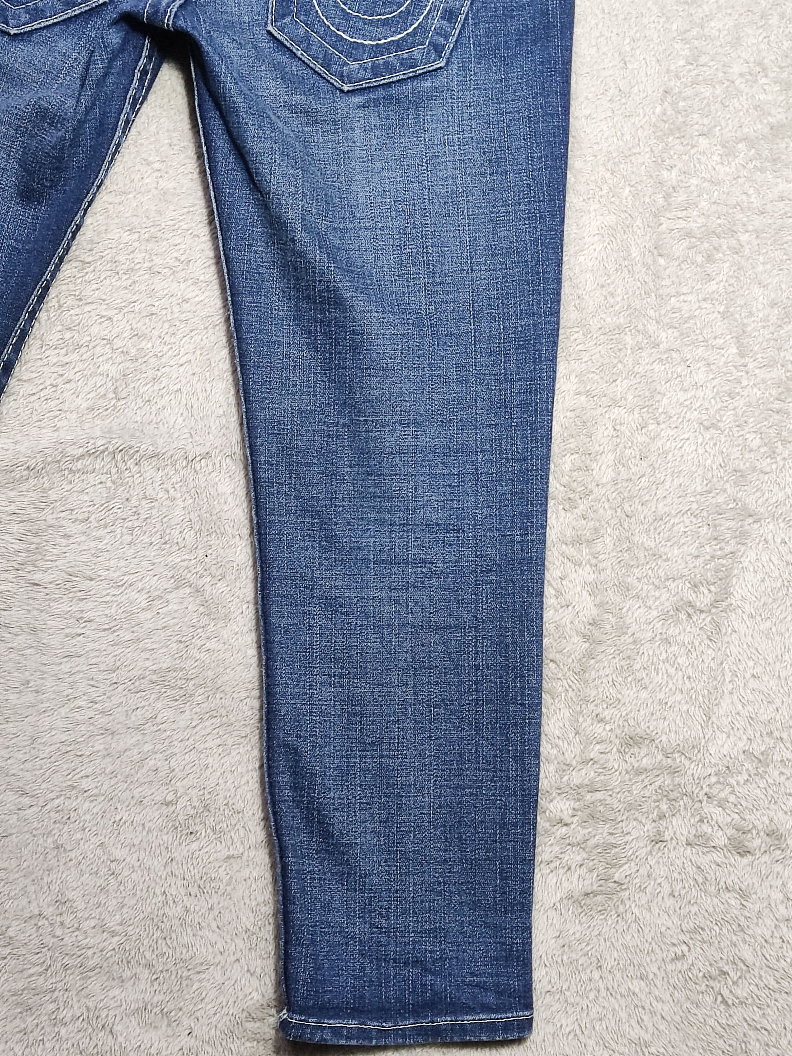 True Religion Y2K True Religion Lily Low Rise 3/4 Jeans Crystal Button Size 29" - 11 Thumbnail