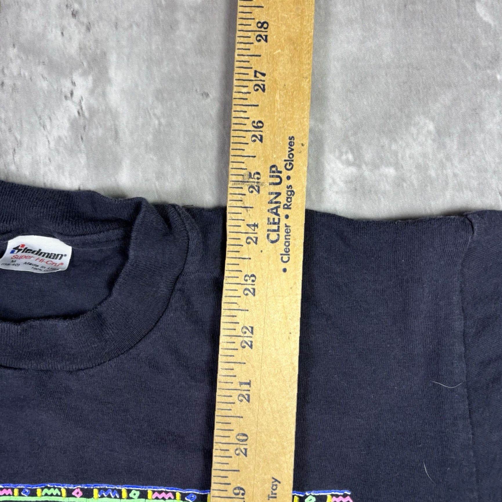 Vintage VINTAGE Hawaii T Shirt Black Single Stitch Art Adult size Medium 80s Size US M / EU 48-50 / 2 - 4 Thumbnail