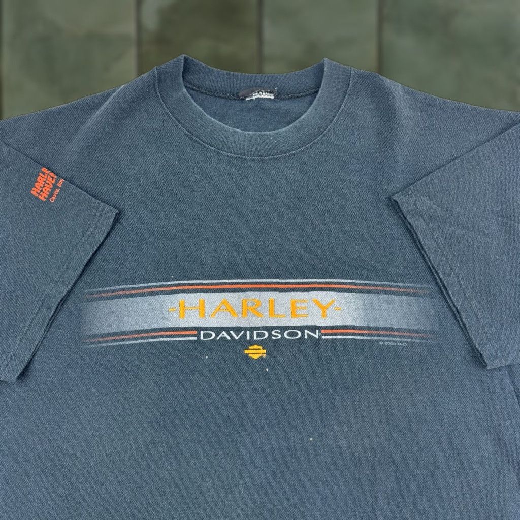 Harley Davidson VINTAGE Harley-Davidson T Shirt Adult Medium Biker Motorcycle Punk Hipster Y2K Mens M Black Size US M / EU 48-50 / 2 - 1 Thumbnail