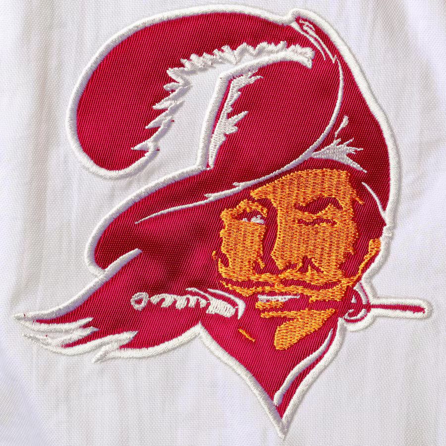 NFL Starter Tampa Bay Buccaneers Satin Jacket Large White Size US L / EU 52-54 / 3 - 3 Thumbnail