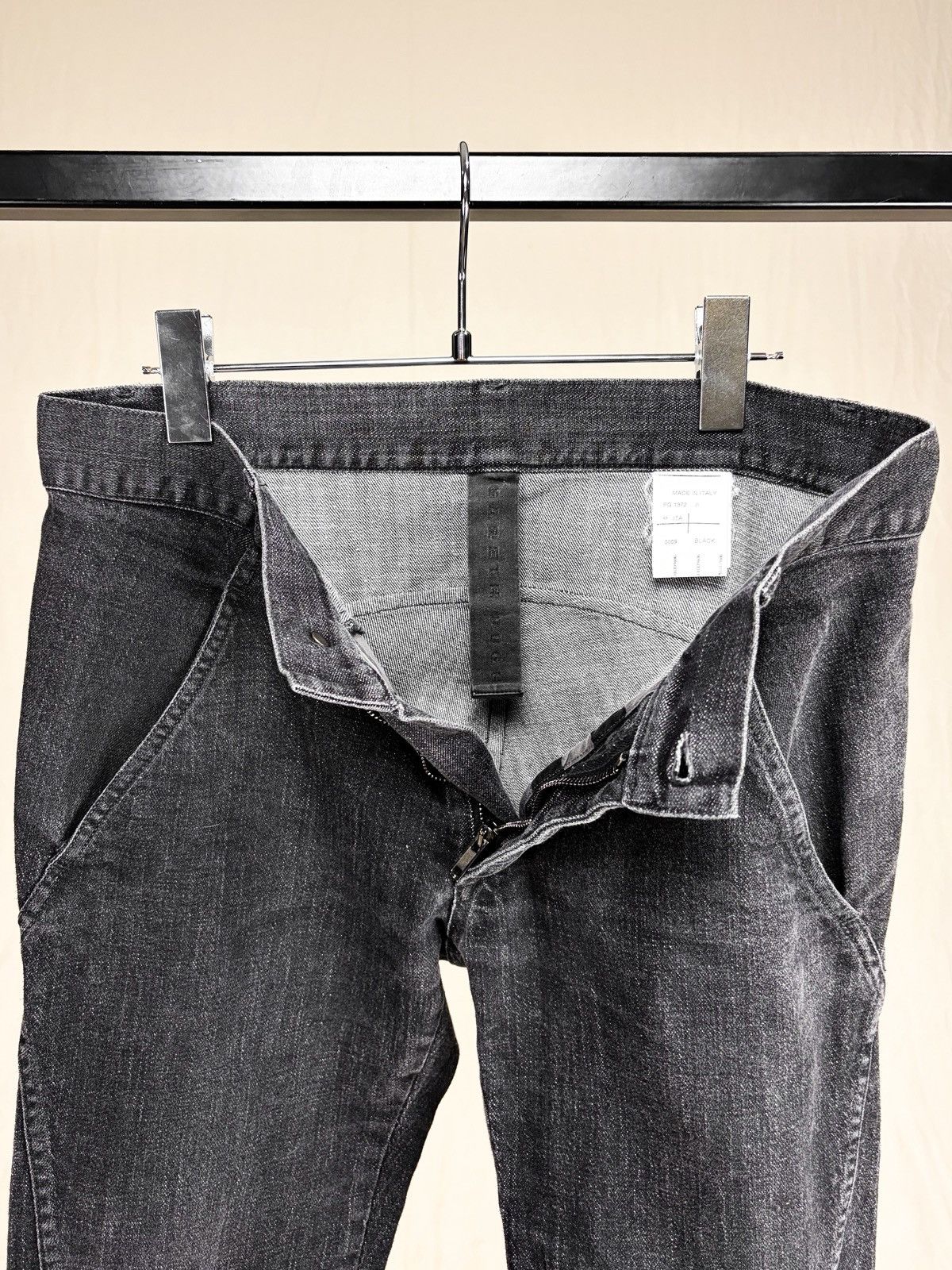 Gareth Pugh Gareth Pugh Geometric Stitch Zip Skinny Jeans Size US 32 / EU 48 - 8 Thumbnail