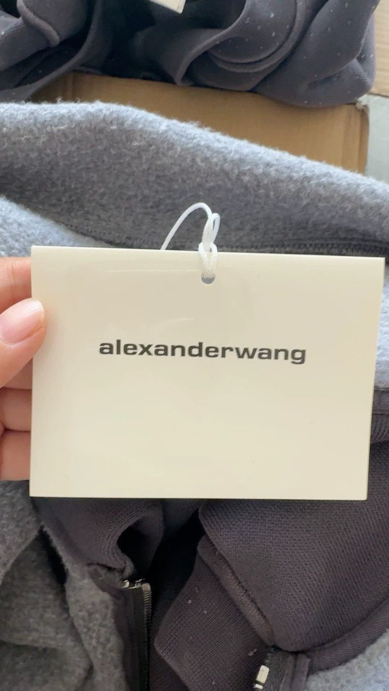 Alexander Wang Alexander Wang Crystal Embellished Zip Hoodie- Size XS / US 0-2 / IT 36-38 - 1 Thumbnail