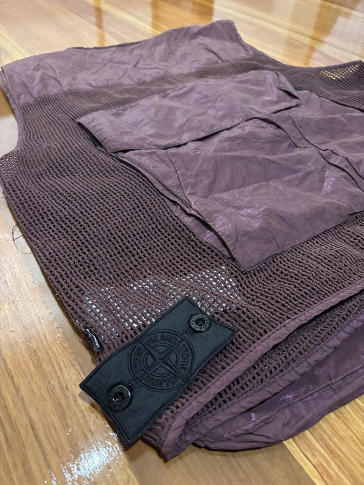 Stone Island Stone Island Shadow Project Vest Jacket Burgundy Purple Size US S / EU 44-46 / 1 - 12 Thumbnail