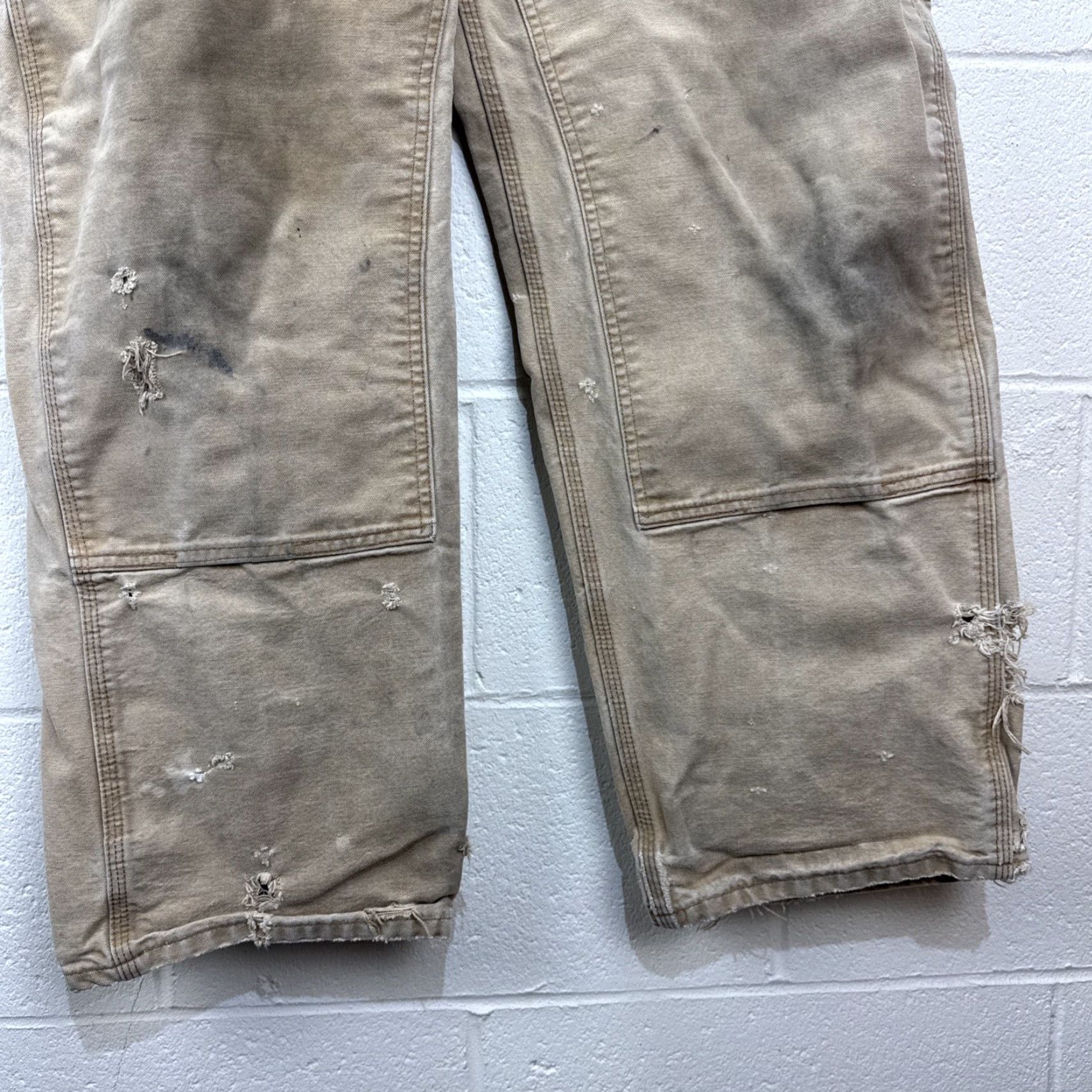 Carhartt VINTAGE Carhartt Men Pants Carpenter 38x30 Brown Canvas Workwear 90s Grunge Retro Size US 38 / EU 54 - 5 Thumbnail