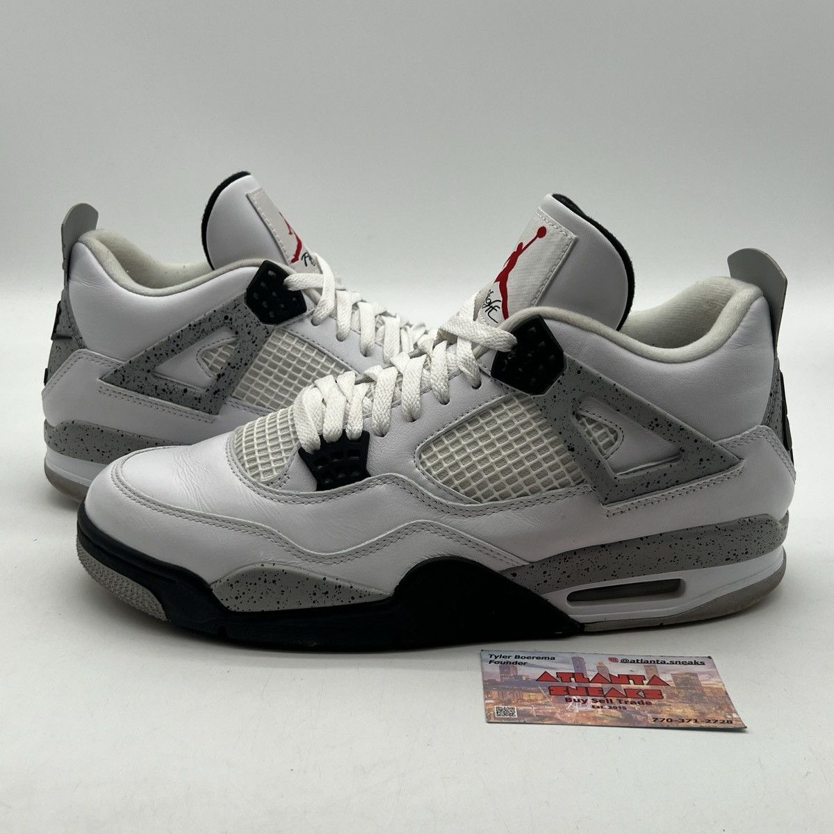 Jordan Brand Air Jordan 4 white cement Size US 11 / EU 44 - 1 Thumbnail
