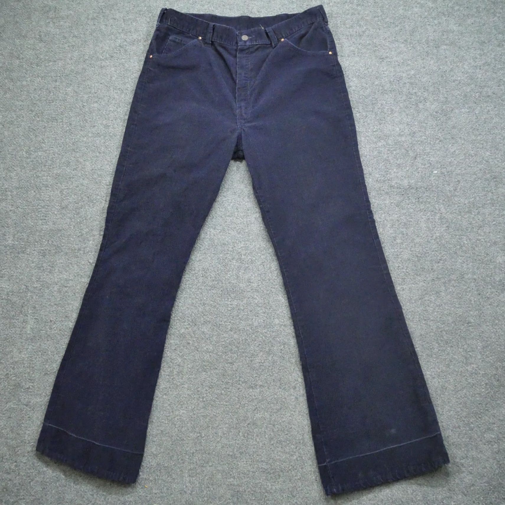 Vintage VINTAGE Big Yank Pants Mens 36x32 Blue Corduroy Bootcut Western 70s 80s 90s Outdoor Khakis Mens Size US 36 / EU 52 - 2 Thumbnail
