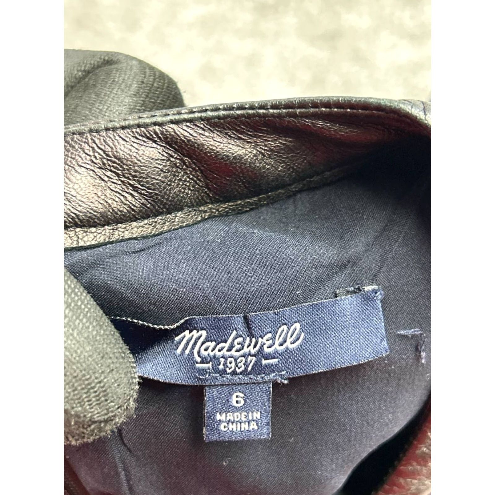 Madewell Madewell Dress Womens 6 Fit & Flare Sleeveless Blue Leather Detail Zip Back Casual Party/Cocktail Short Dress Womens Size M / US 6-8 / IT 42-44 - 4 Thumbnail