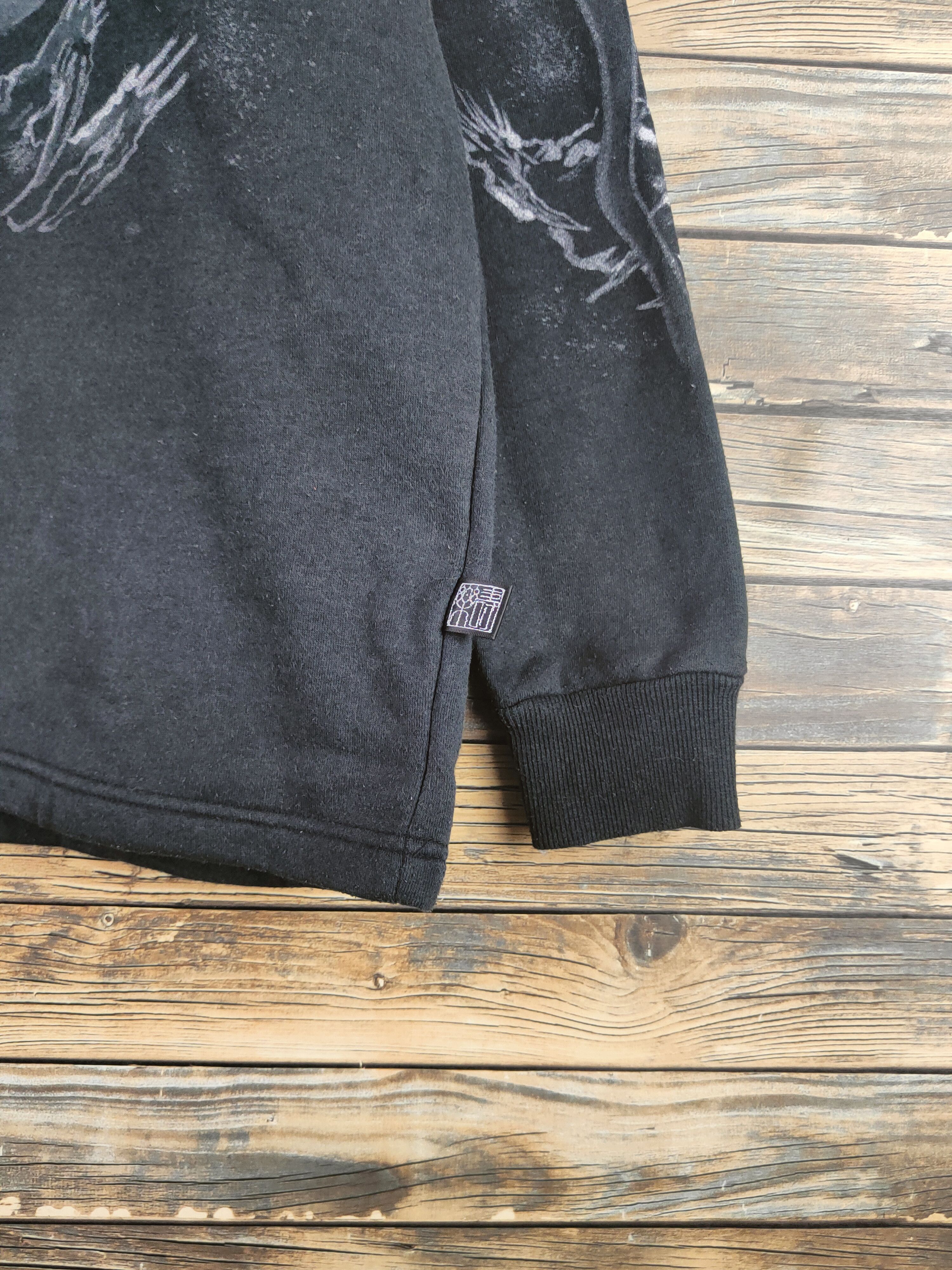 Japanese Brand DL Juraku Black Dragon Sweatshirts #46-029 Size US XL / EU 56 / 4 - 9 Thumbnail