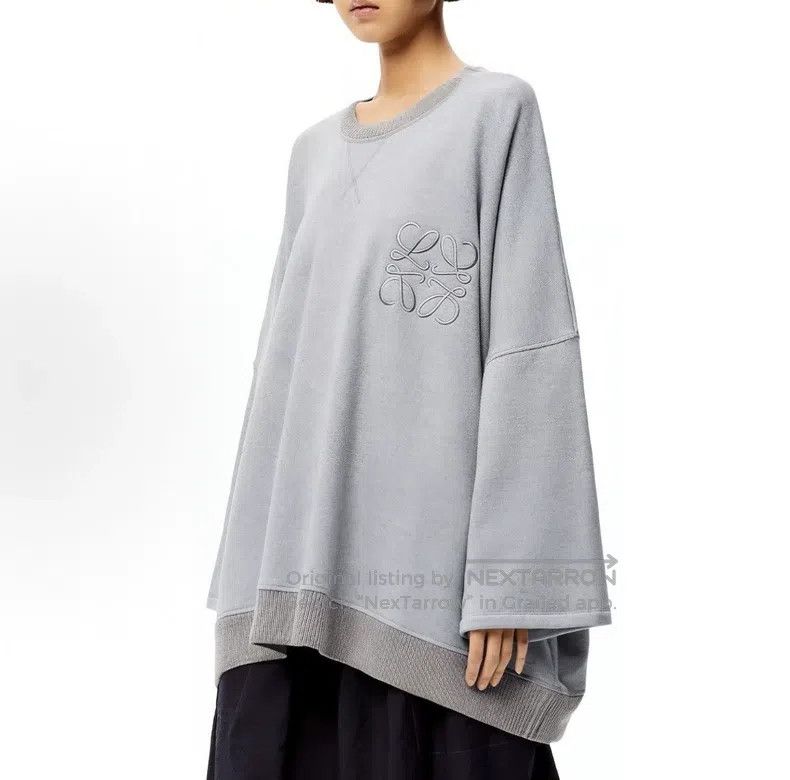 Loewe Loewe Chest Embroidered Round Neck Sports Hoodie Size M / US 6-8 / IT 42-44 - 2 Thumbnail