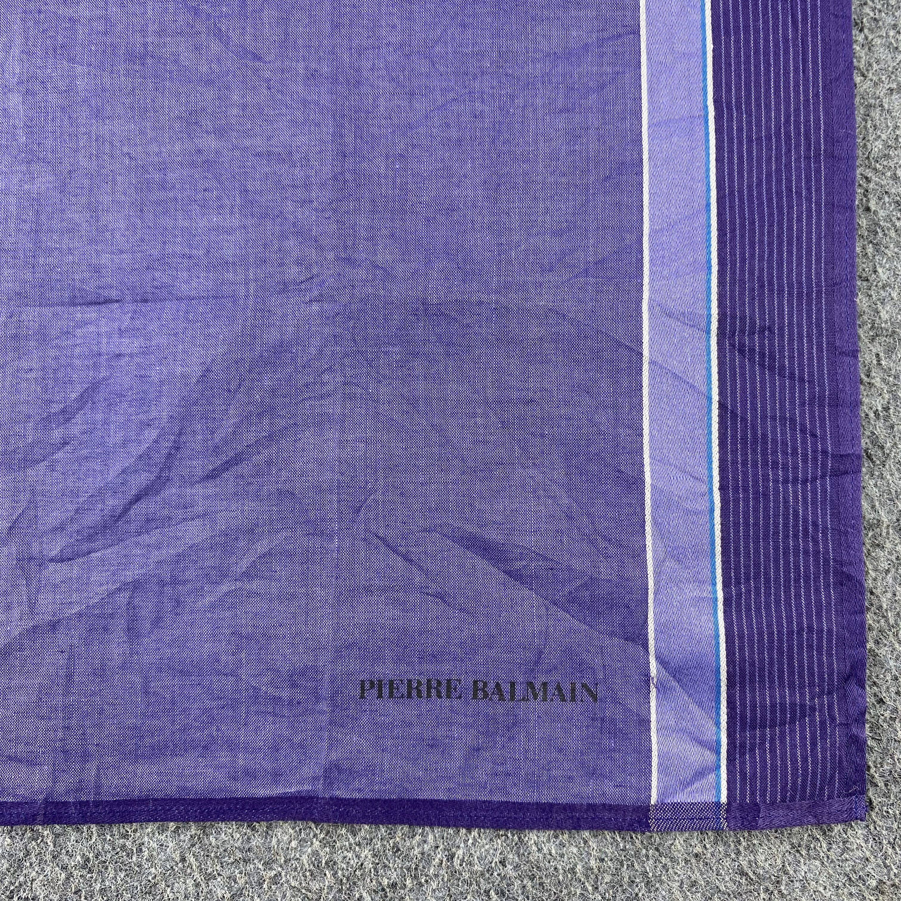 Pierre Balmain × Vintage Pierre Balmain Handkerchief/Neckerchief/Bandana HC878 Size ONE SIZE - 4 Thumbnail