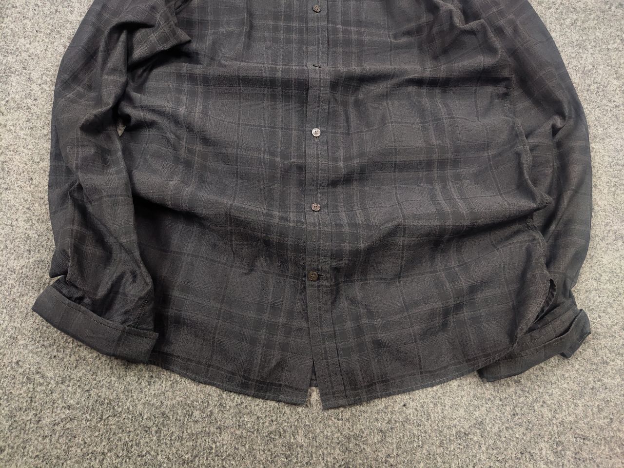 Burberry Burberry London Gray Nova Check Long Sleeve Button Shirt Size US S / EU 44-46 / 1 - 5 Thumbnail