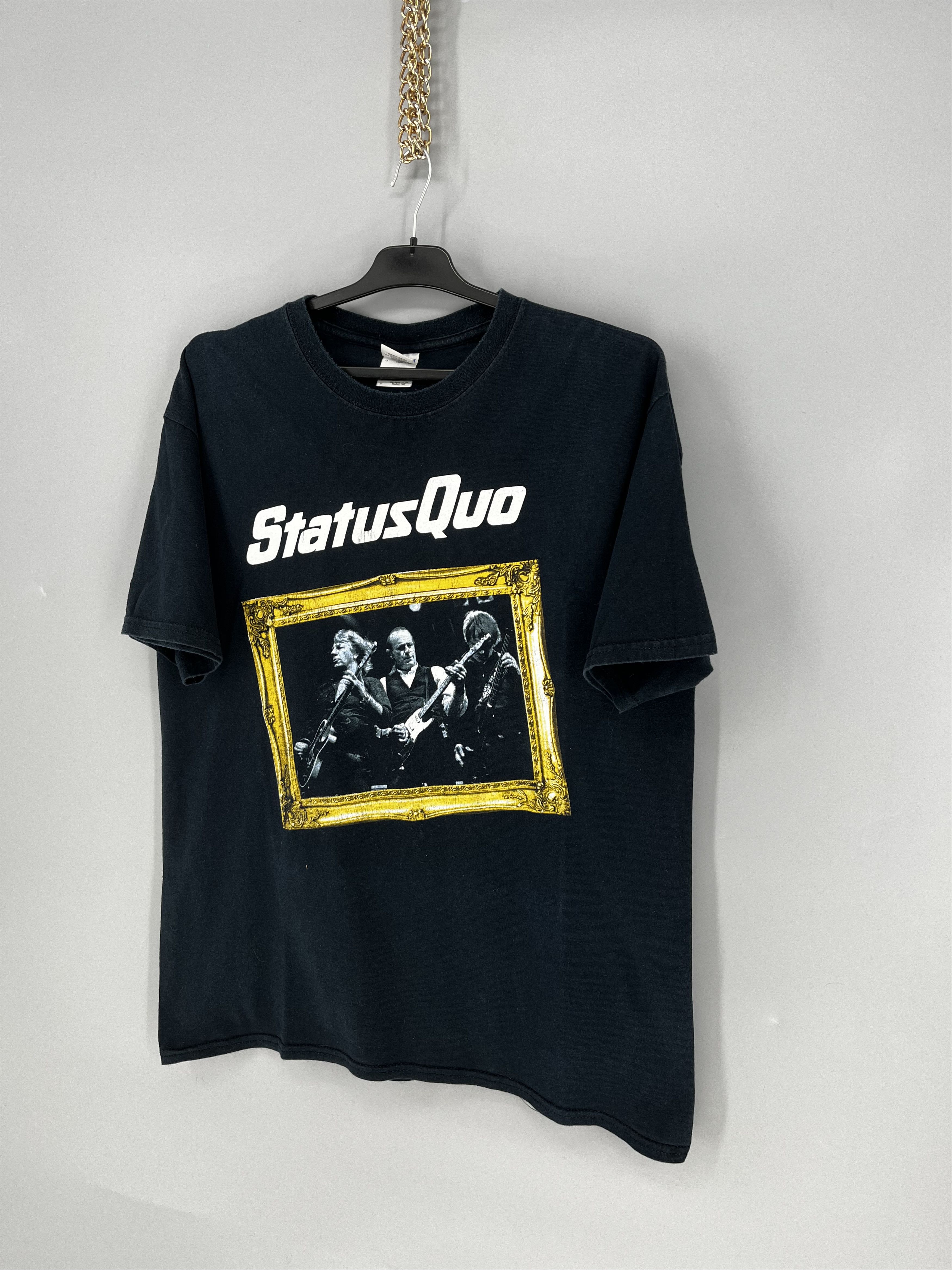 Band Tees Status Quo 2008 Vintage Tour Rock Band Tee Size L Size US L / EU 52-54 / 3 - 3 Thumbnail