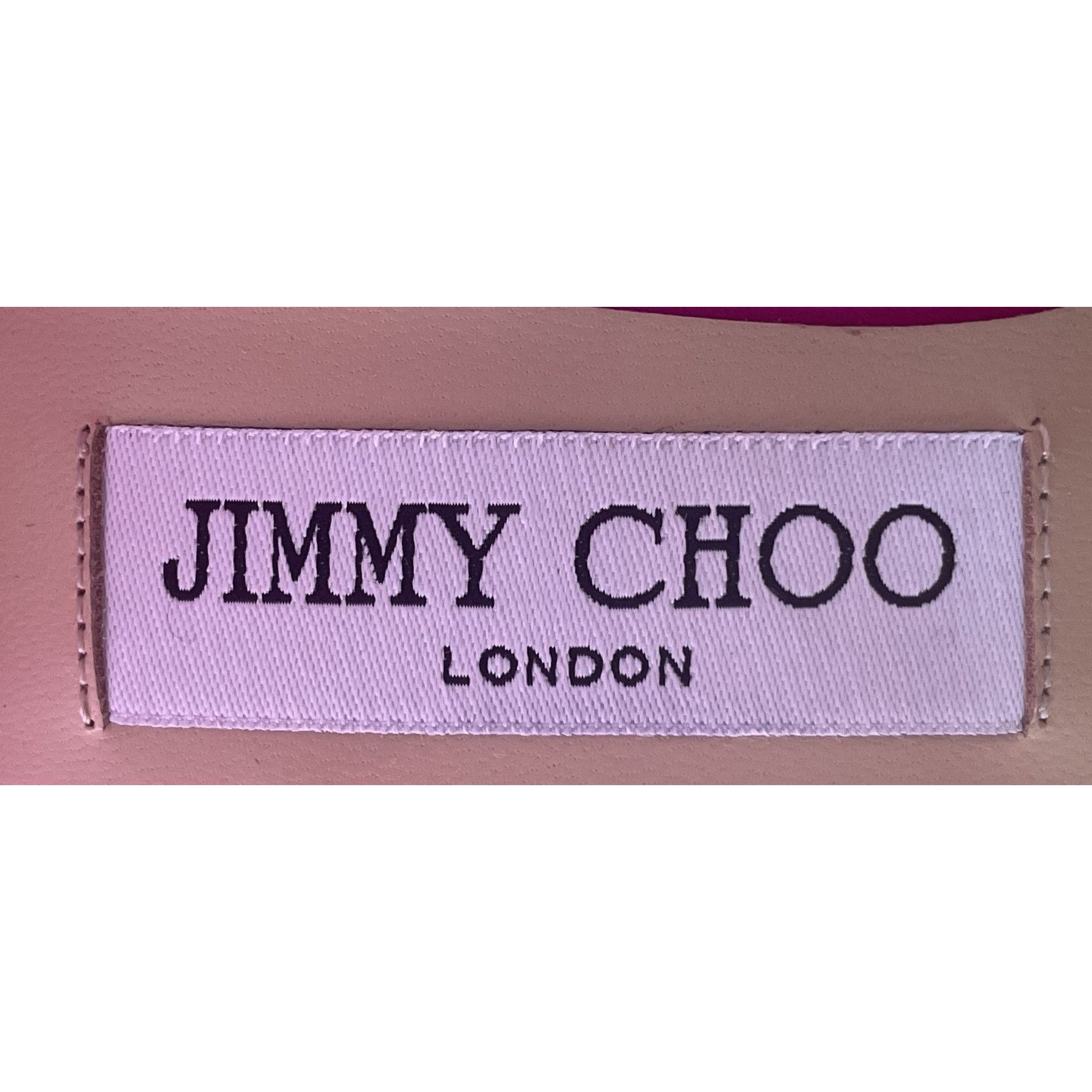 Jimmy Choo Jimmy Choo Pink Satin Pointed Toe Heels With Oversized Bow & Size US 7 / IT 37 - 7 Thumbnail