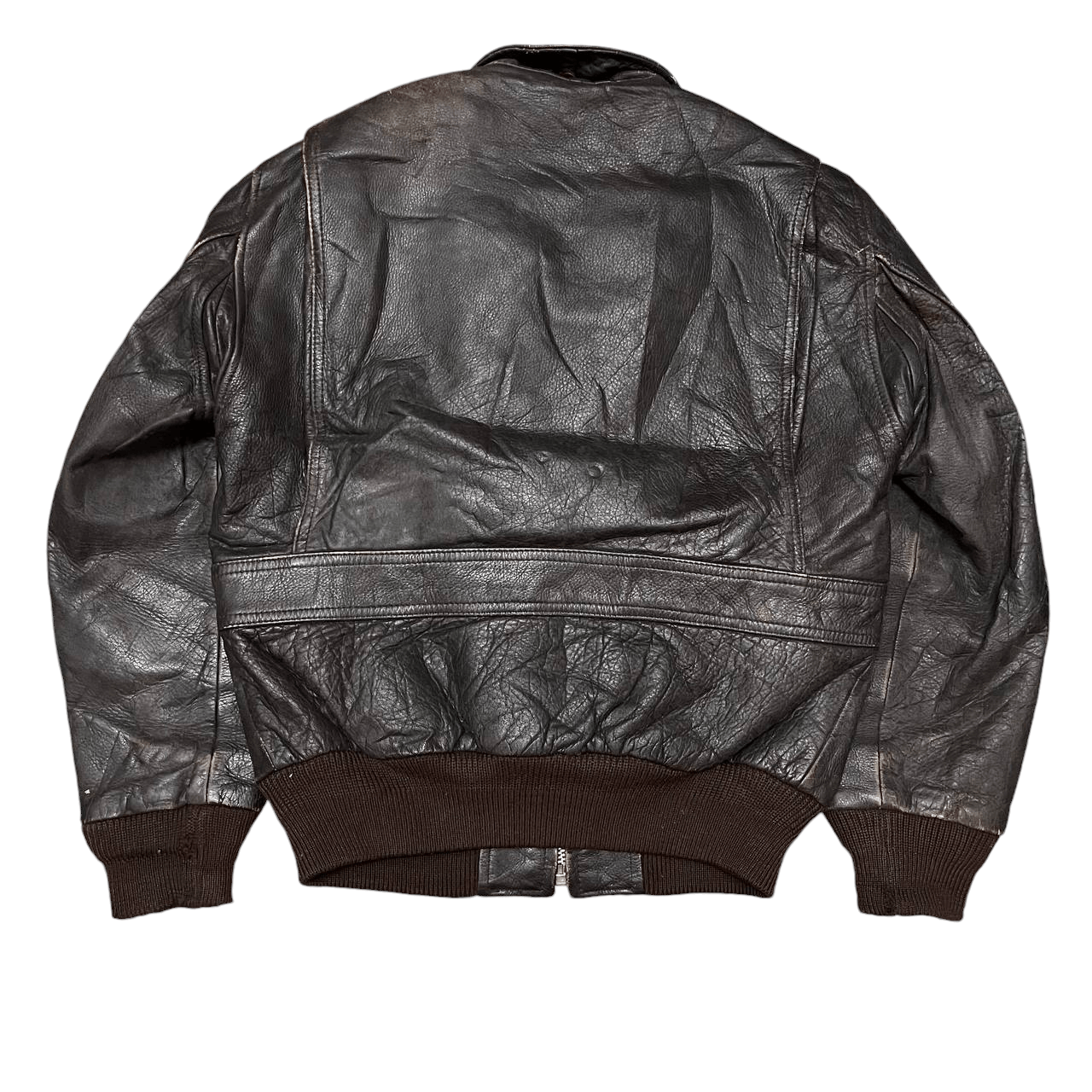 Japanese Brand Vintage Bahron Leather Wear Bomber Jacket Size US M / EU 48-50 / 2 - 12 Thumbnail