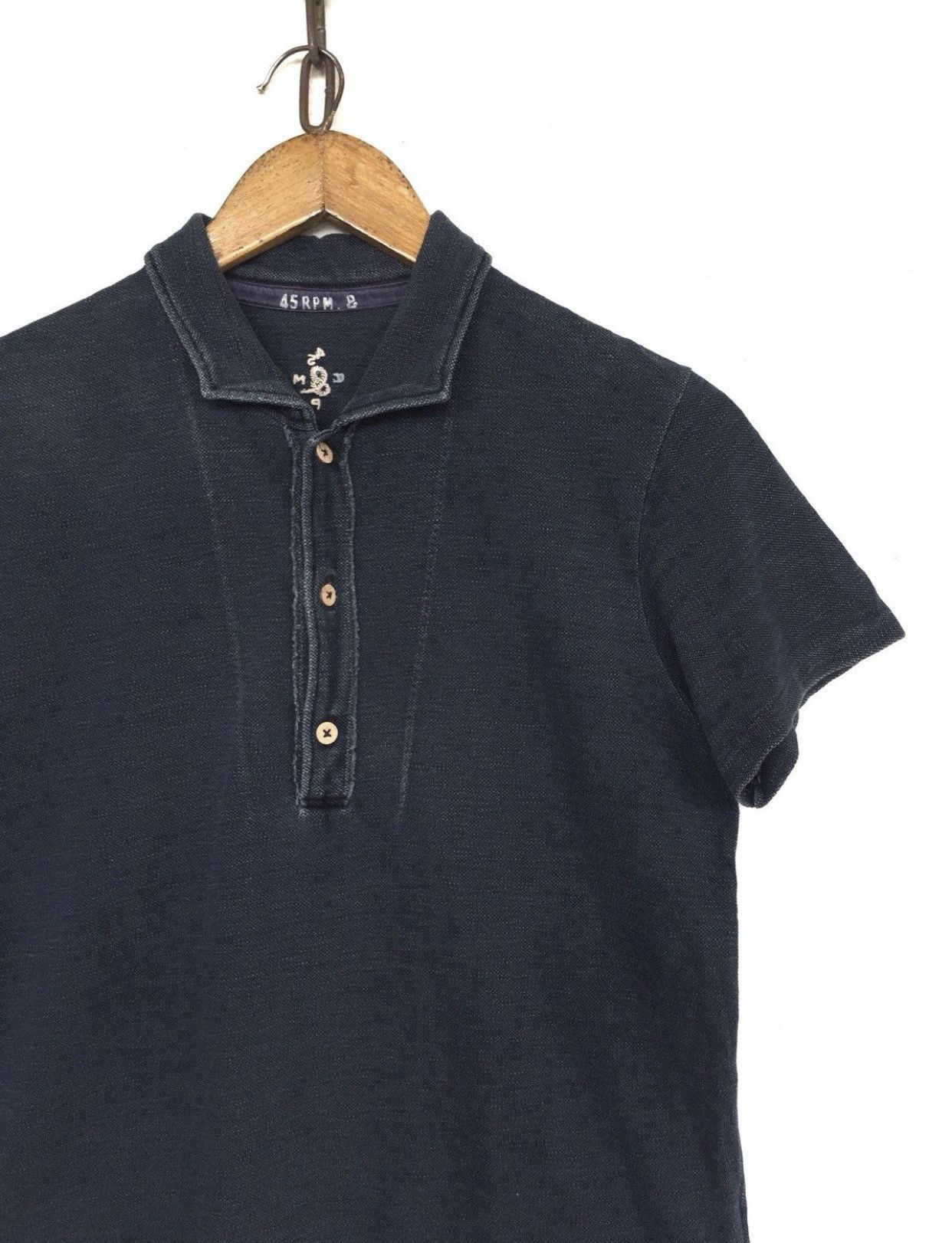 45rpm 💥45 Rpm Indigo Polo Shirt Size S / US 4 / IT 40 - 4 Thumbnail