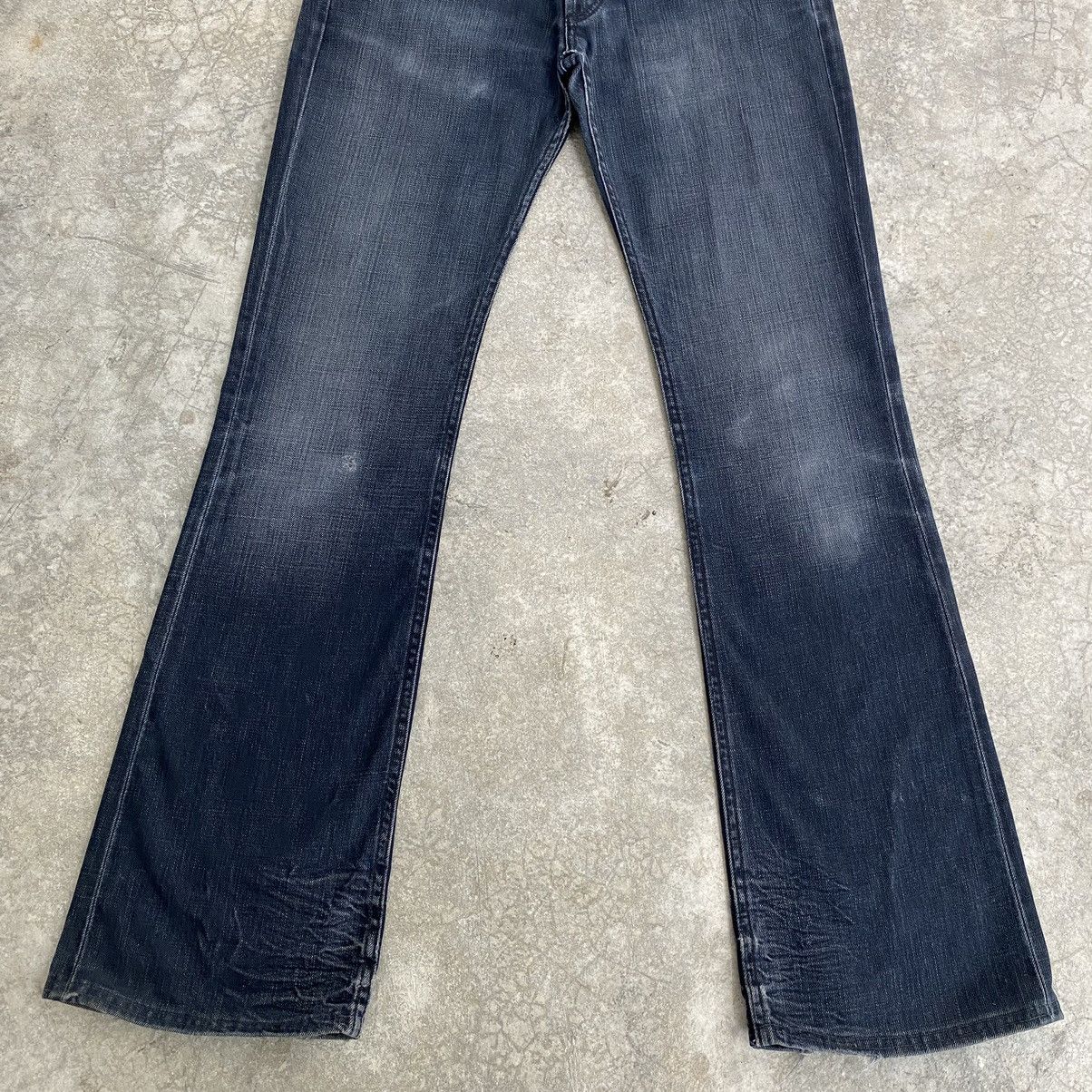 Lee Vintage Lee Faded Black Flared Denim Jeans Size US 34 / EU 50 - 3 Thumbnail