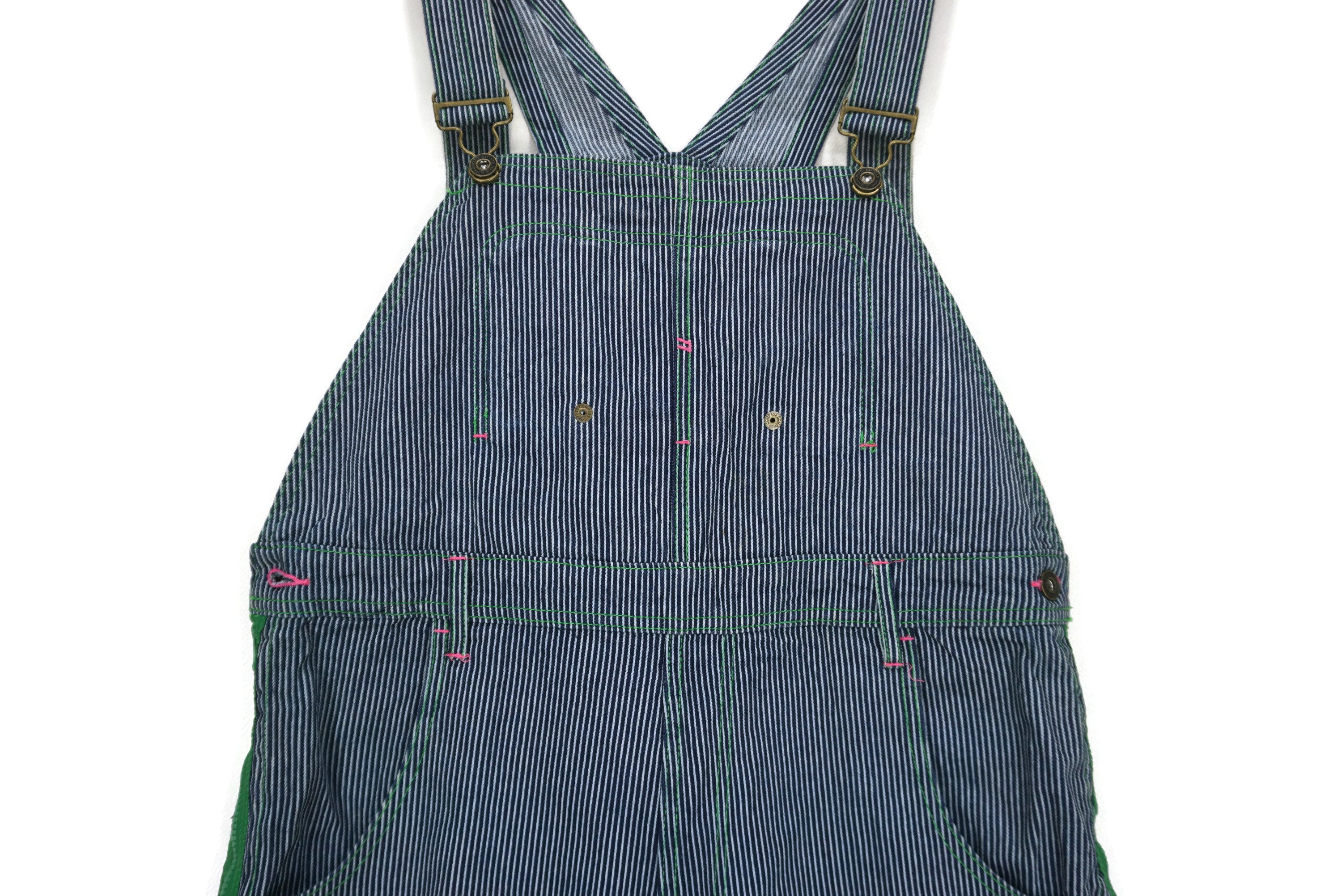 Japanese Brand Rimaster Jeans Size W36xL32 Hickory Overalls Workwear Denim Size US 33 - 5 Thumbnail