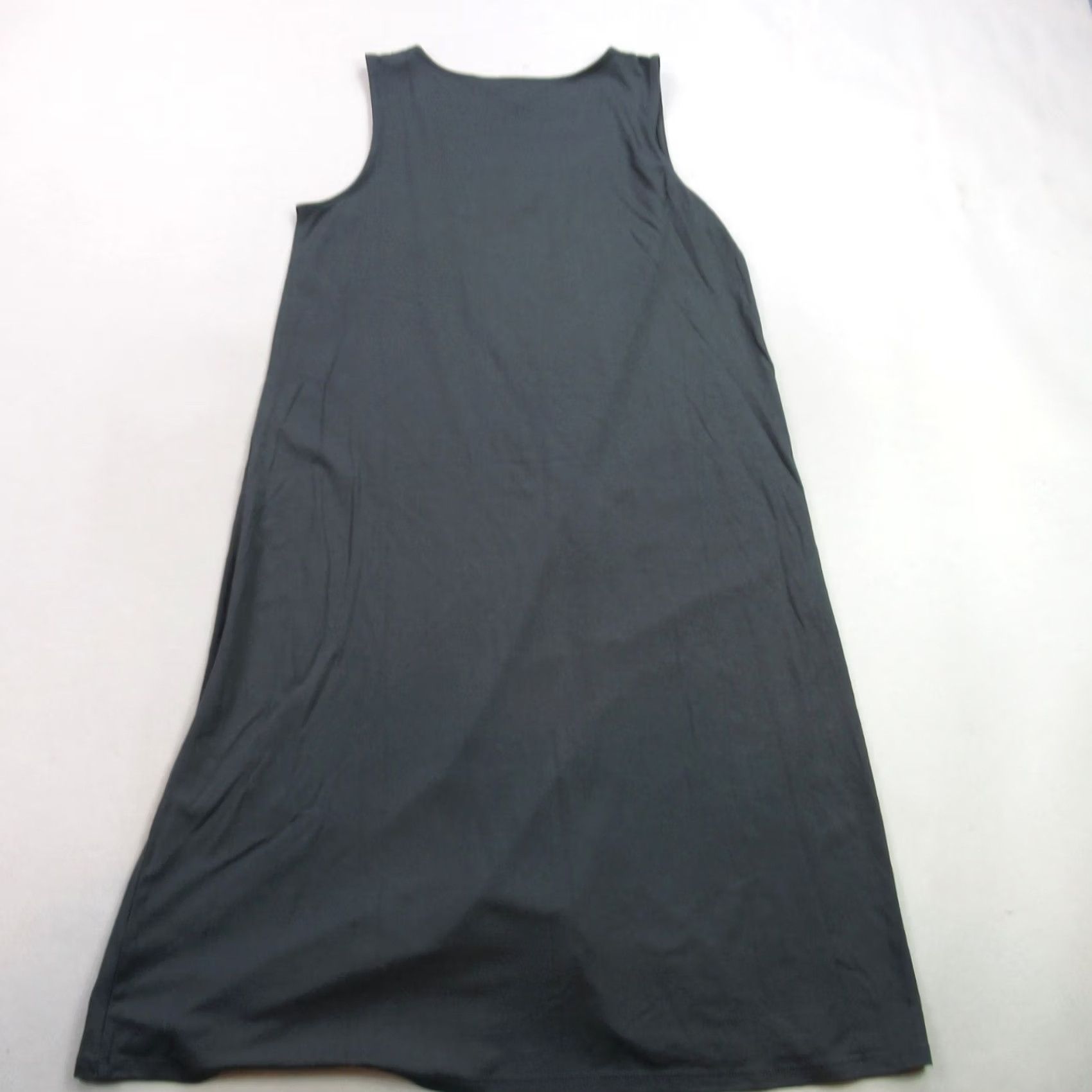 J. Jill J. Jill Dress Womens Small Sleeveless Lightweight Pullover Casual Gray Crew Neck Knit Long Dress Style: Slip Dress Size S / US 4 / IT 40 - 5 Thumbnail