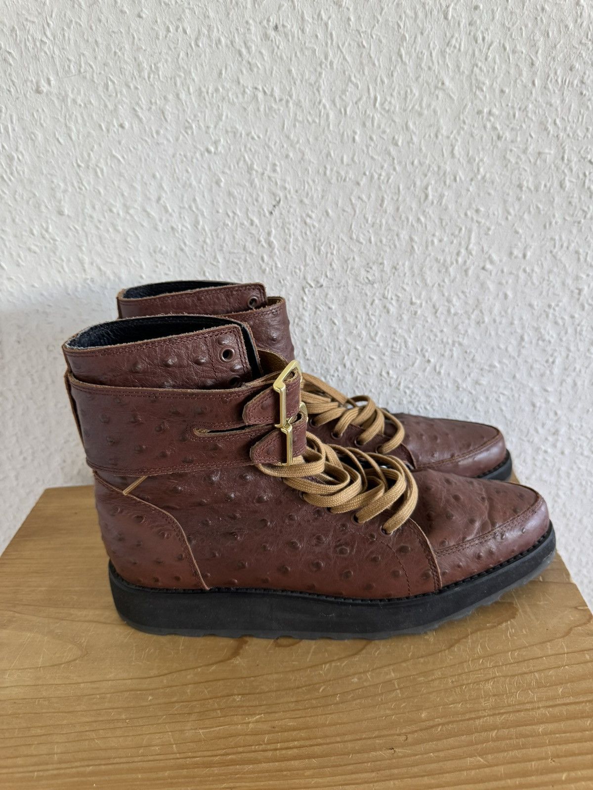 Adidas × Jeremy Scott Ostrich Embossed Slim Boots Size US 7.5 / EU 40-41 - 5 Thumbnail