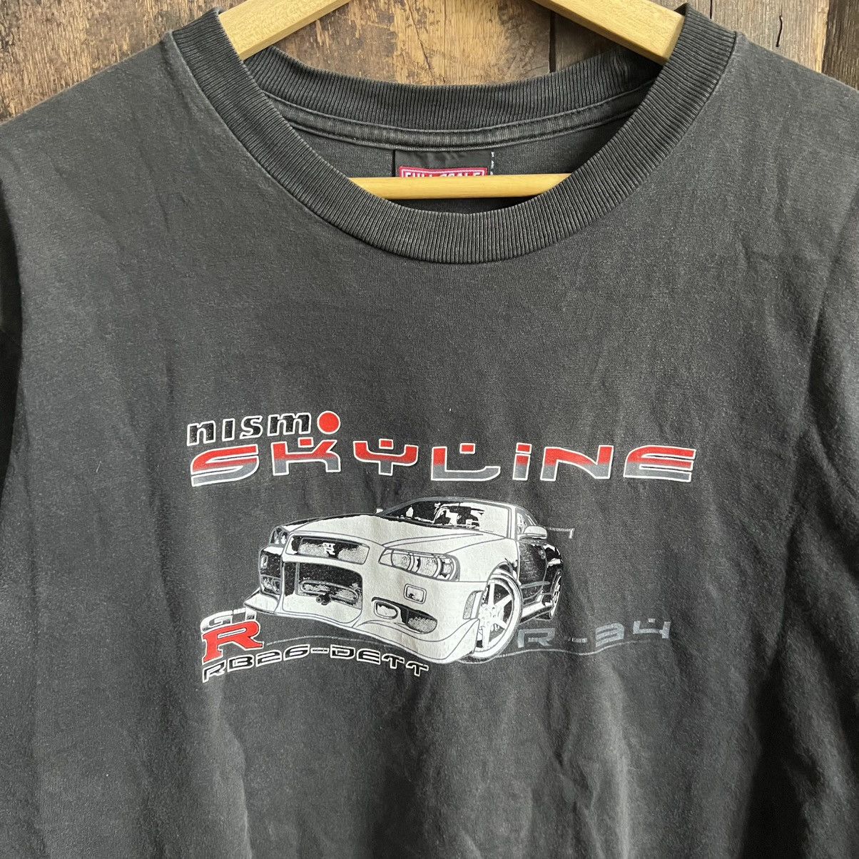 Vintage Vintage Fullscale Nismo Skyline R34 Tshirt Size US L / EU 52-54 / 3 - 4 Thumbnail