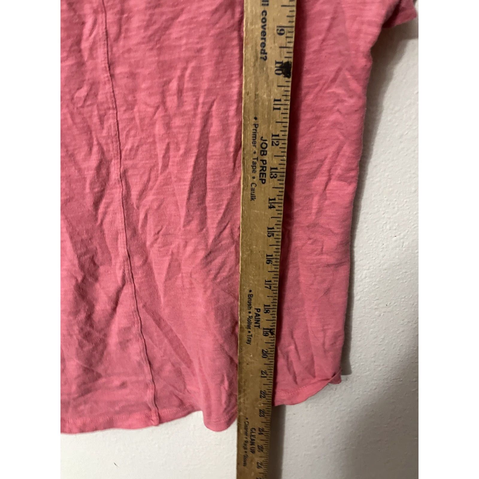 Gap GAP Pink Graphic Solid T-Shirt Cotton Short Sleeve Round Neck Small Women Size S / US 4 / IT 40 - 4 Thumbnail