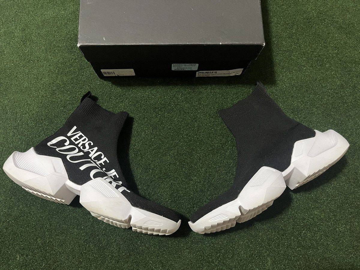 Versace Versace Jeans Couture Speed Pull On Sock Sneakers UK Sz 44 Size US 11 / EU 44 - 2 Thumbnail