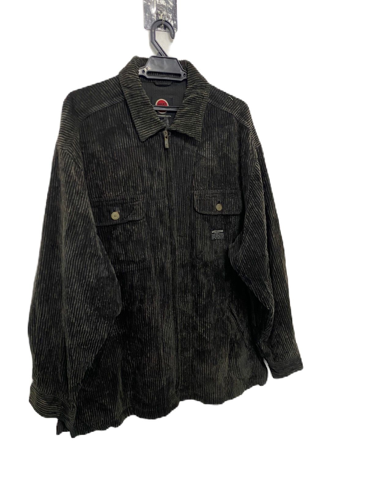 Vintage VINTAGE LUCKY STRIKE CORDUROY DESIGN JACKET Size US L / EU 52-54 / 3 - 2 Thumbnail