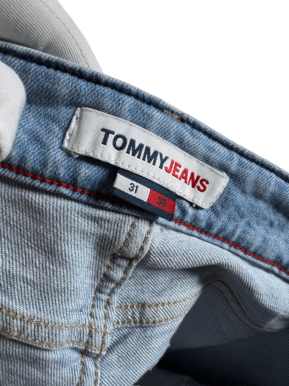 Tommy Hilfiger × Vintage Vintage Tommy Hilfiger Denim Jeans 31x36 Size US 31 - 3 Thumbnail