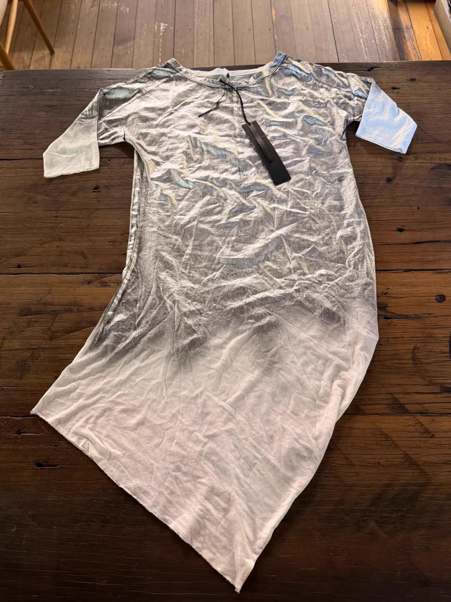 Masnada Masnada 15SS Women's Silver LDS T-shirt Ｑ25 Size XS / US 0-2 / IT 36-38 - 2 Thumbnail