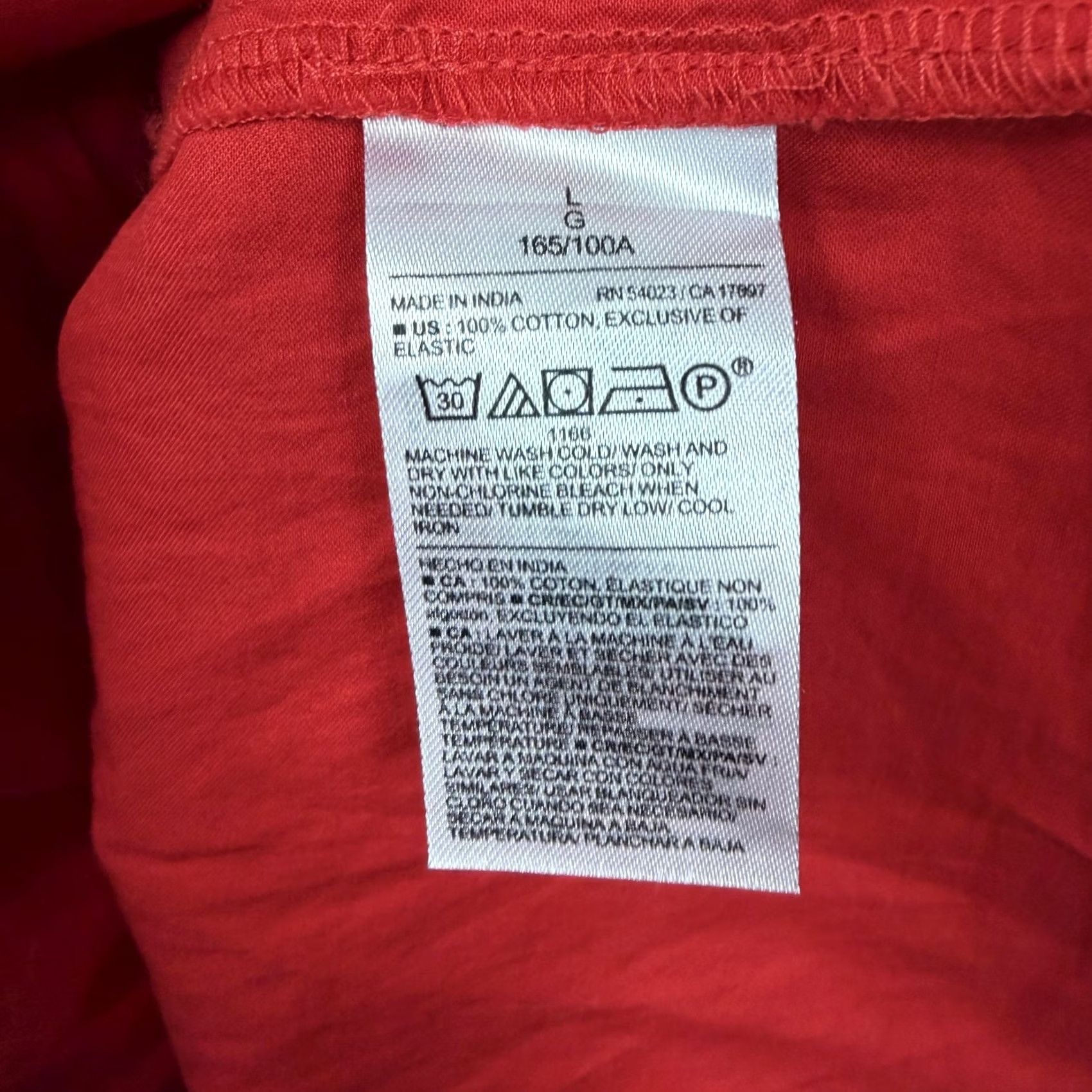 Old Navy Old Navy Cropped Blouse L Red Puff Sleeve Square Neck Ruffle Bohemian Peasant Cottagecore Spring Summer Fall Womens Size L / US 10 / IT 46 - 6 Thumbnail
