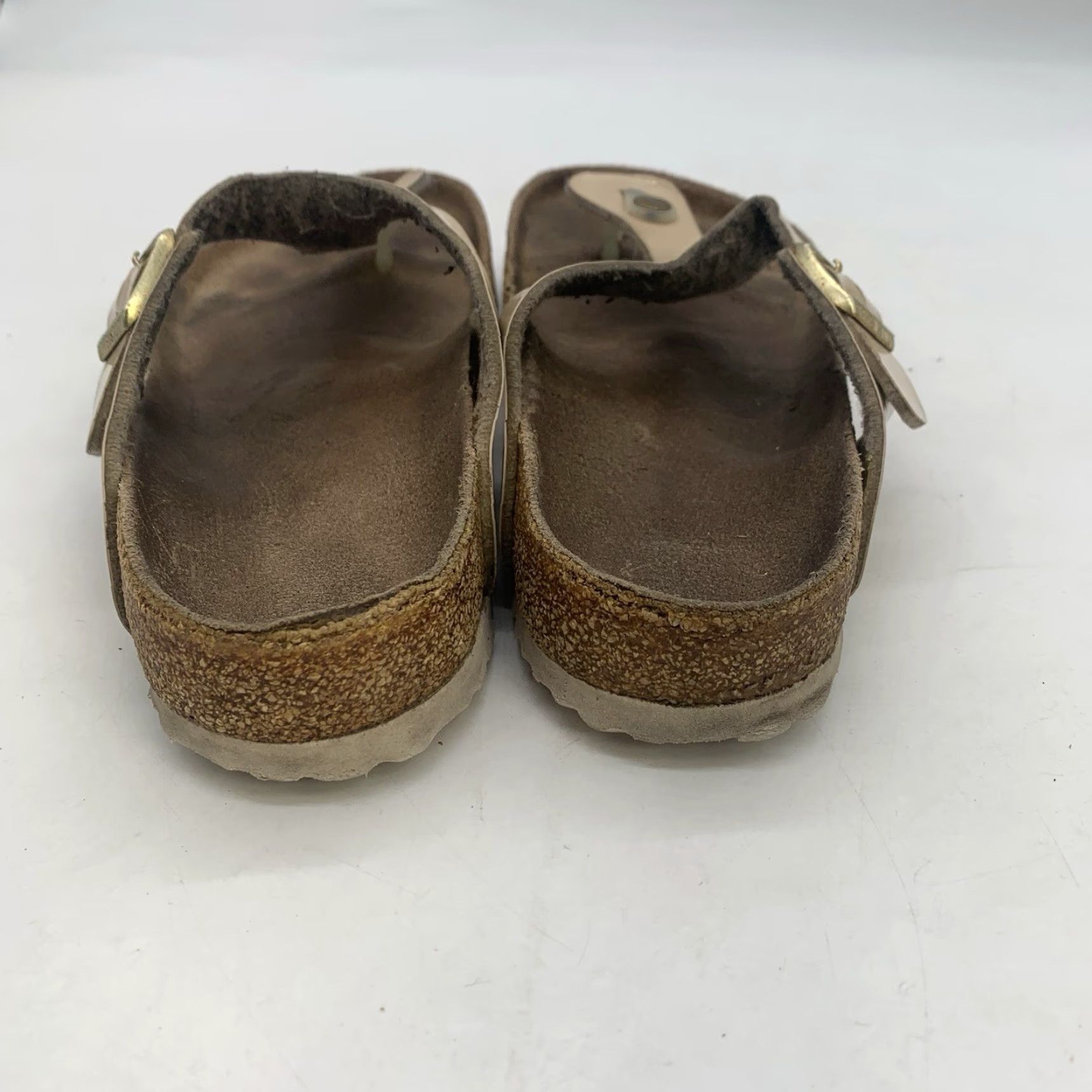 Birkenstock Birkenstock Gizeh Sandals Women’s 9 EU 40 Beige Flip Flops Thong Comfort Adjustable Strap Size US 9 / IT 39 - 5 Thumbnail