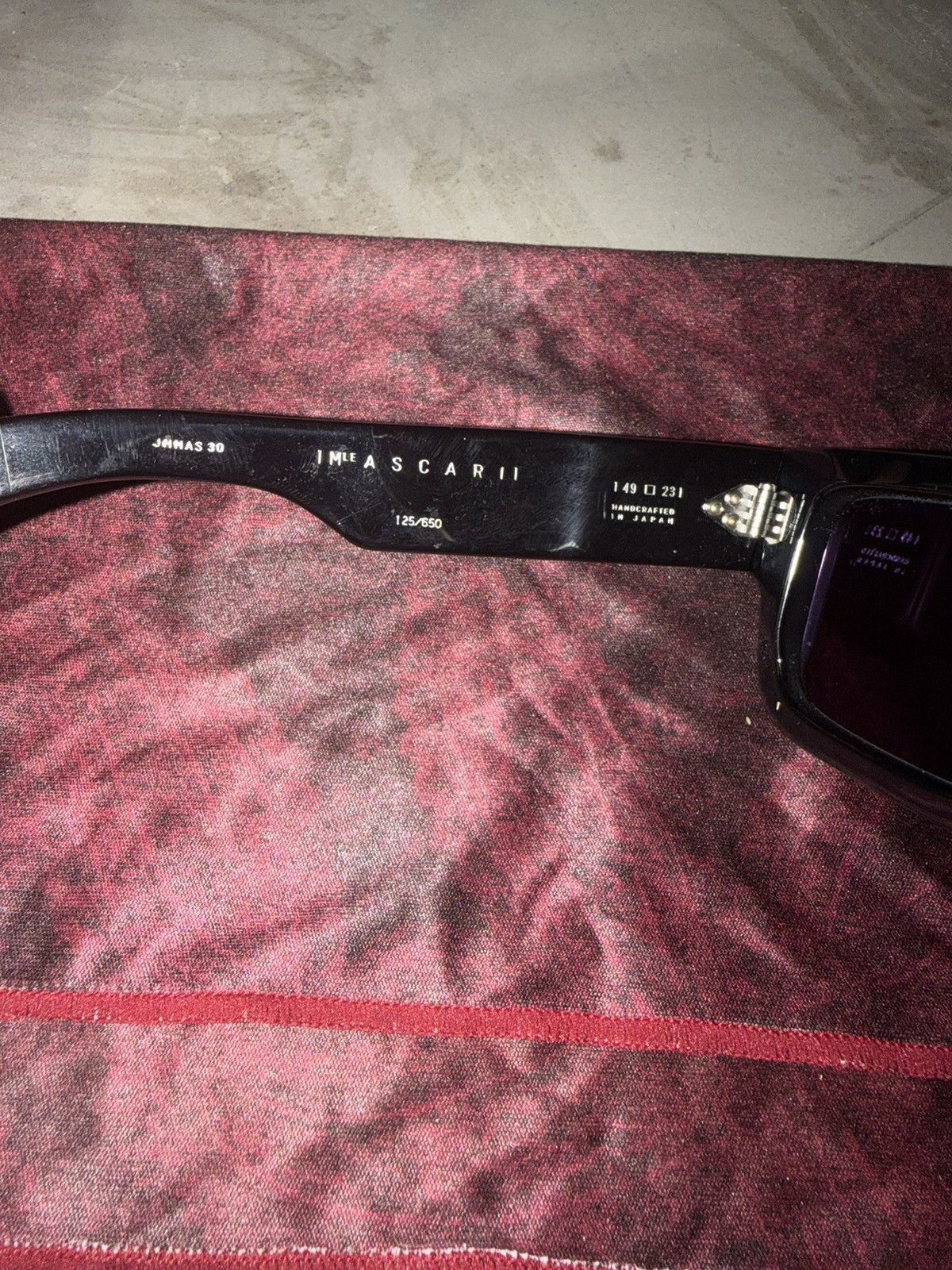Jacques Marie Mage Jacques Marie Mage Ascari Black Sunglasses Size ONE SIZE - 5 Thumbnail