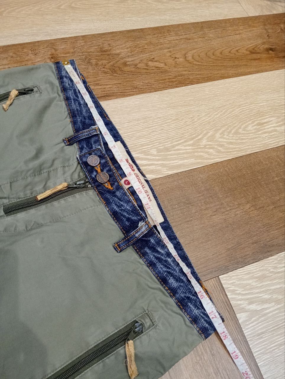 Japanese Brand ROMP LOW RISE MULTIPOCKET PARACHUTE PANTS Size 35" - 10 Thumbnail
