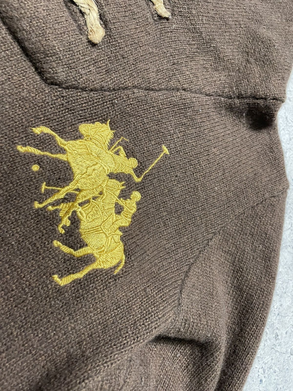 Polo Ralph Lauren × Ralph Lauren × Vintage Vintage Polo Ralph Lauren Brown Big Pony Y2K Wool Sweater Size US M / EU 48-50 / 2 - 6 Thumbnail